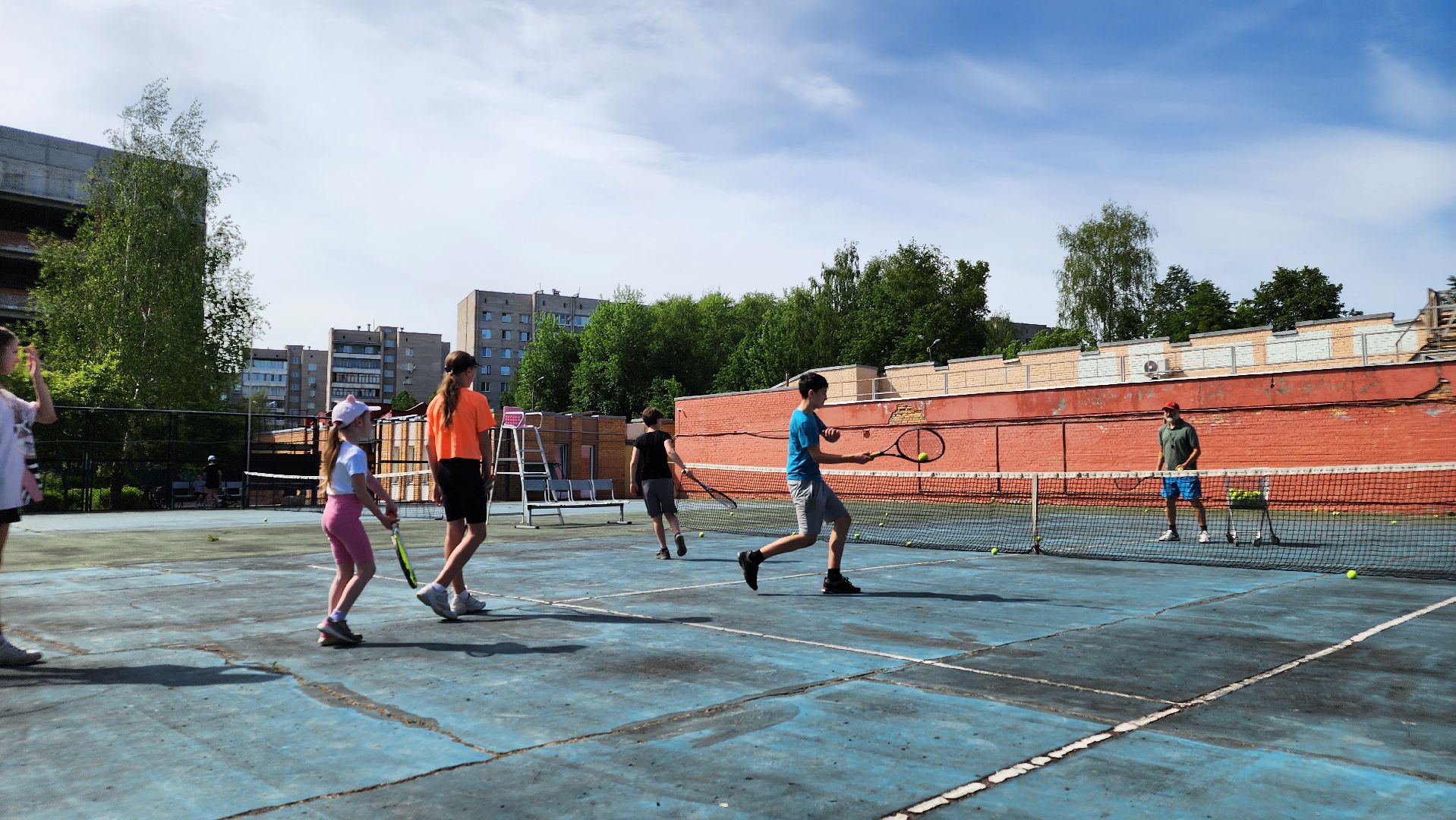 спортивная школа, протвино, секция теннис,