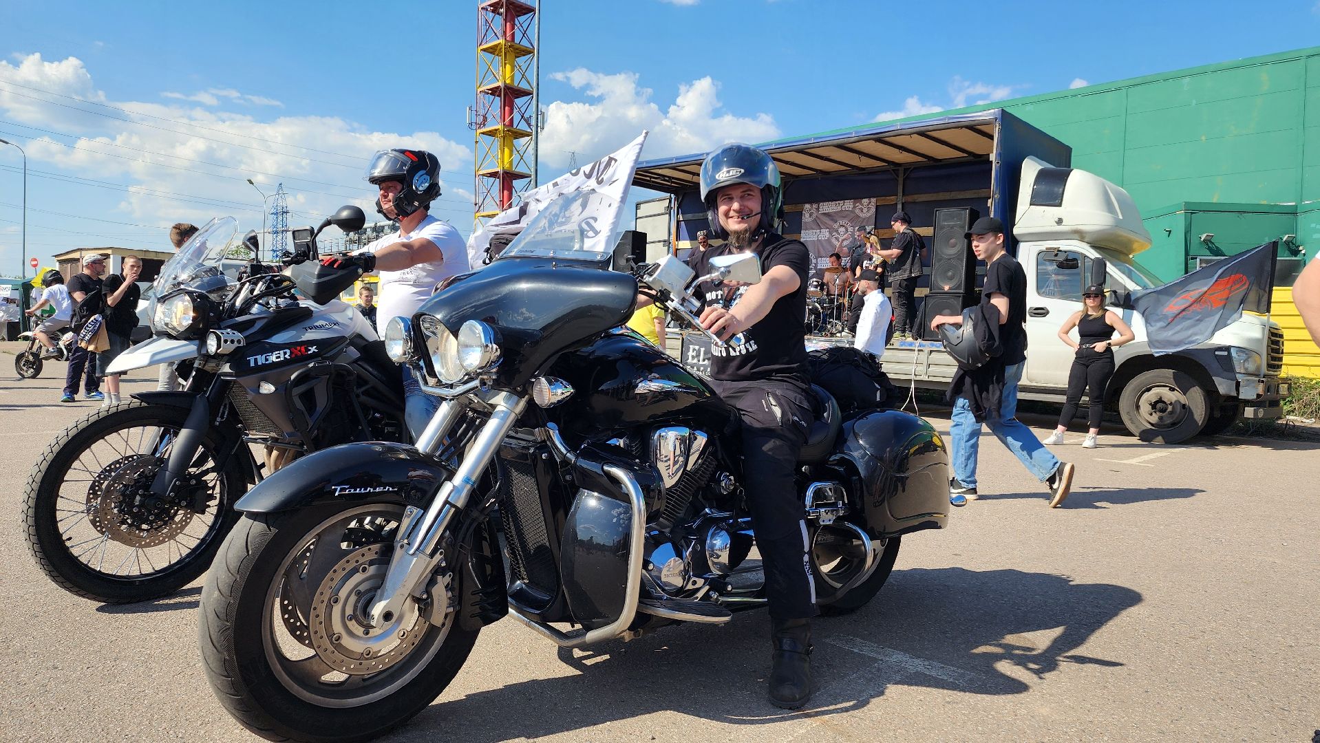 мотосезон, мотоцикл, мотоциклисты, байкеры, летний сезон, домодедово, подмосковье ,