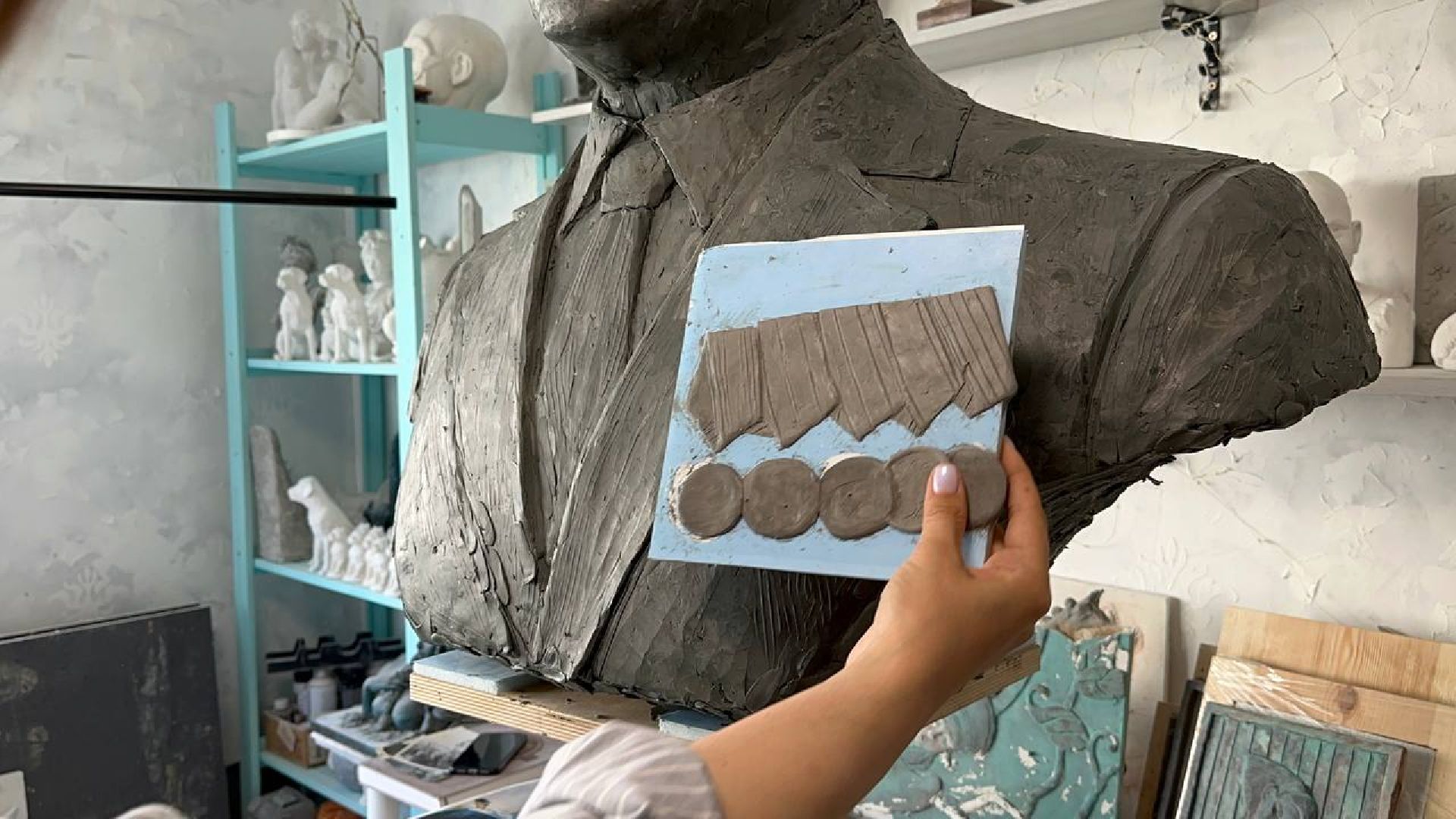 домодедово, скульптура, курыжов, герой,