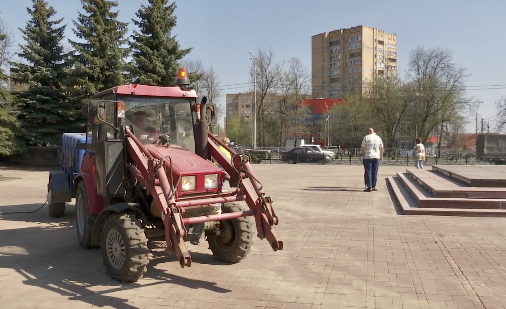 Клин, ремонт, перемены, замена плитки