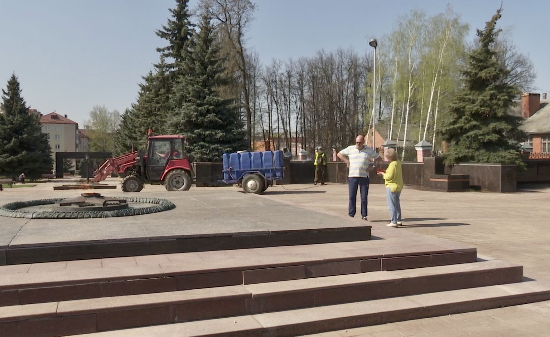 Клин, ремонт, перемены, замена плитки