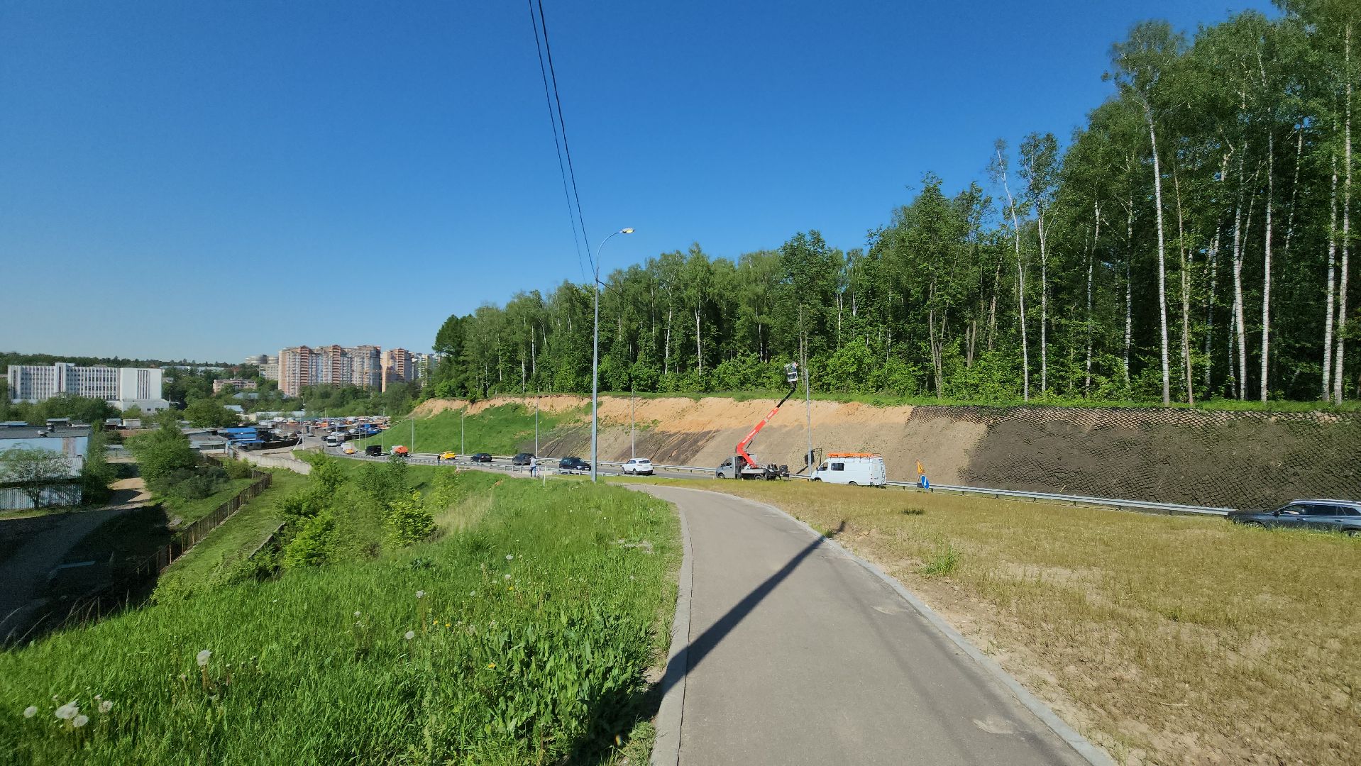 освещение, красногорск, дороги,