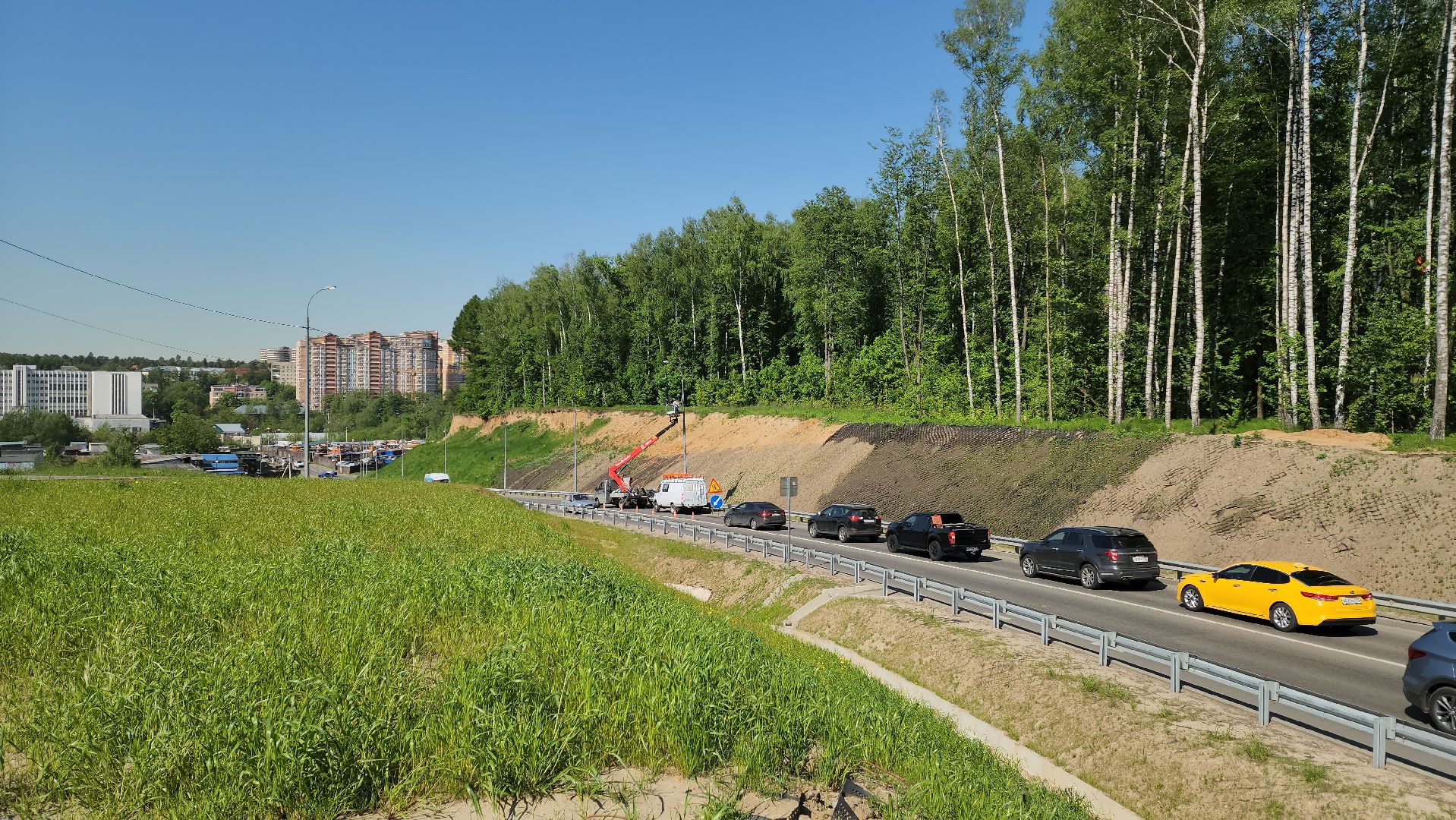 освещение, красногорск, дороги,