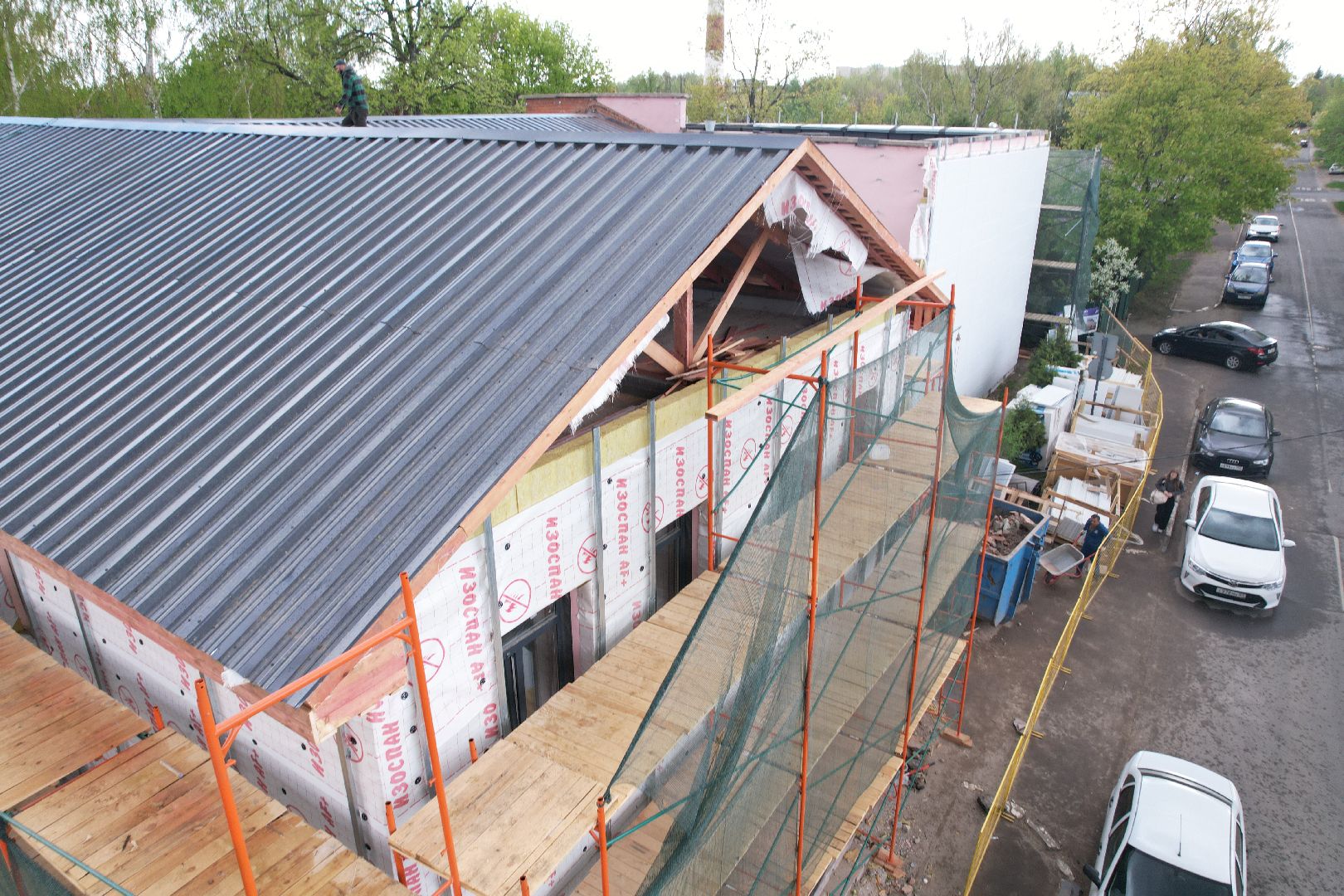 видео с коптера, школа искусств бронницы, ремонт школы искусств,