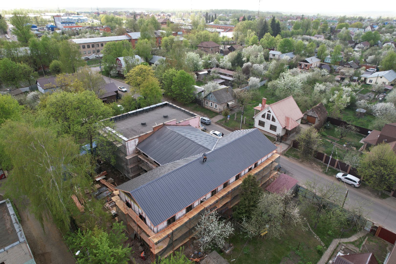 видео с коптера, школа искусств бронницы, ремонт школы искусств,