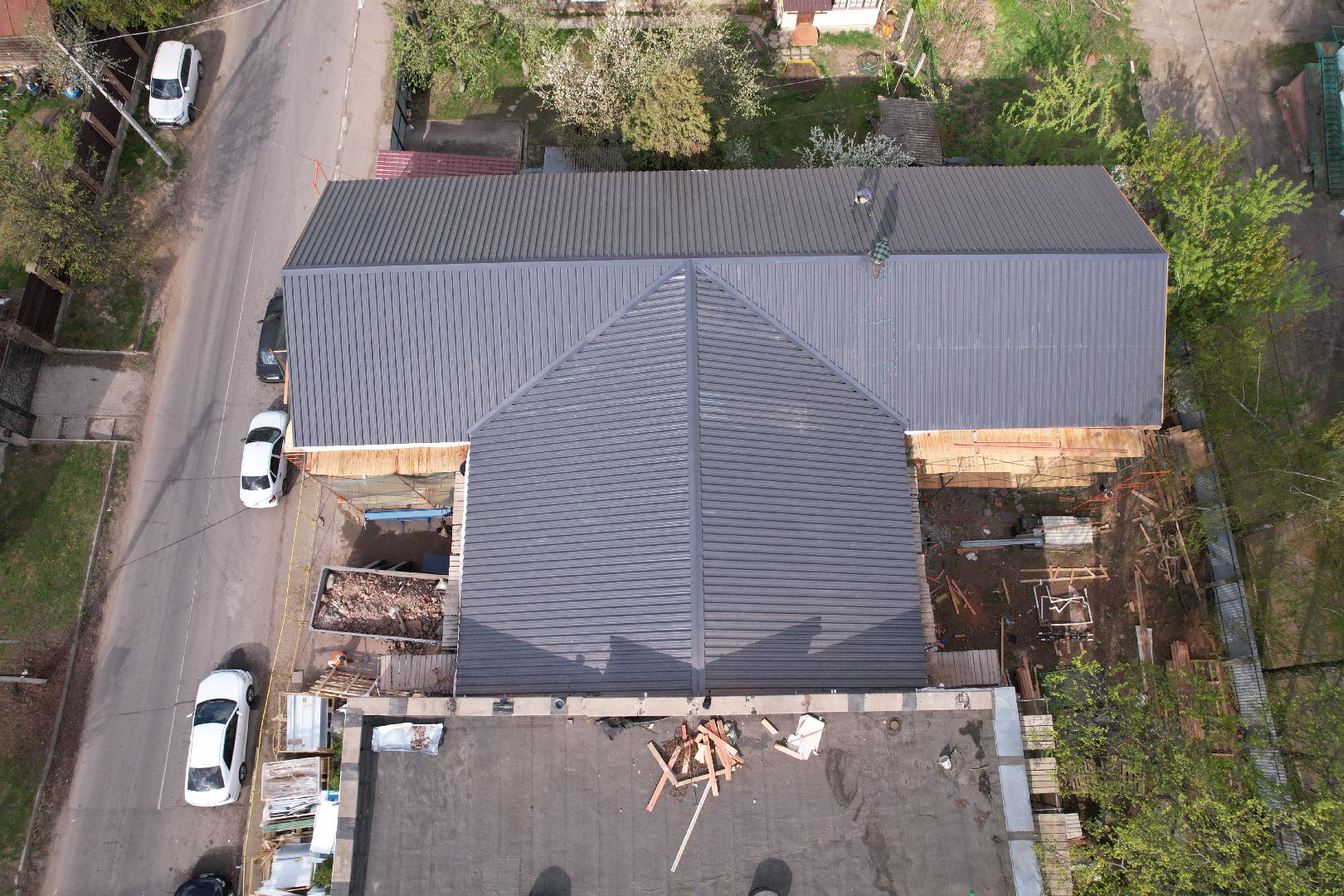 видео с коптера, школа искусств бронницы, ремонт школы искусств,