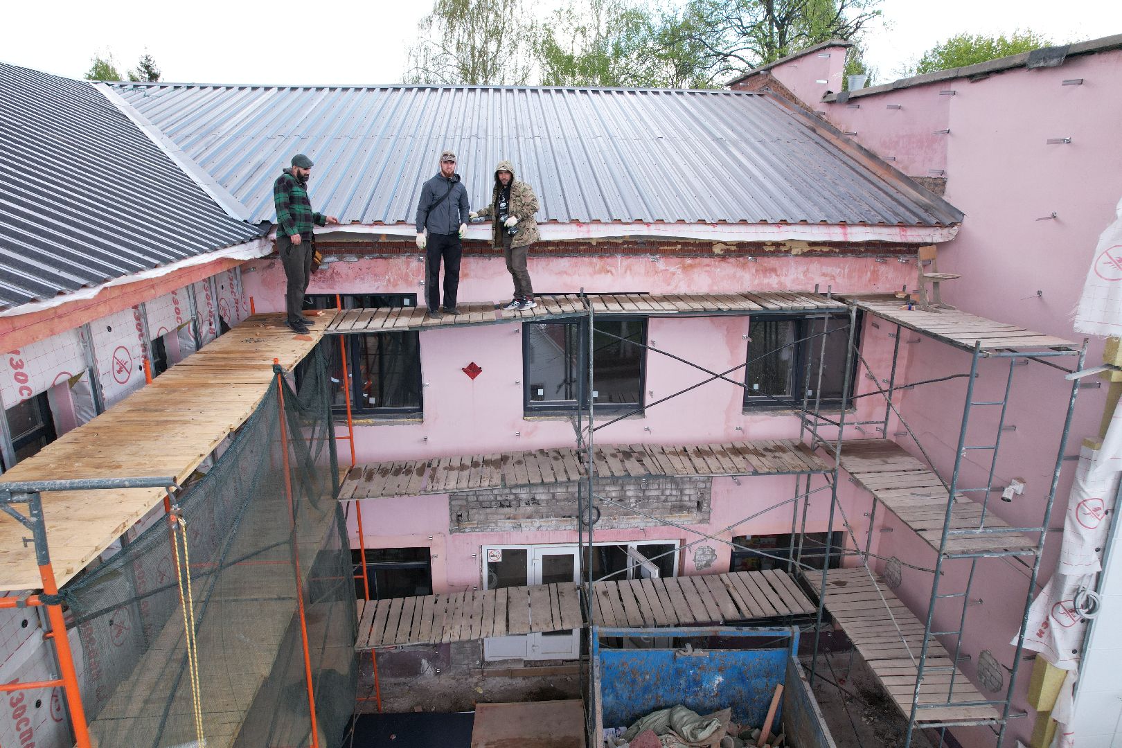 видео с коптера, школа искусств бронницы, ремонт школы искусств,