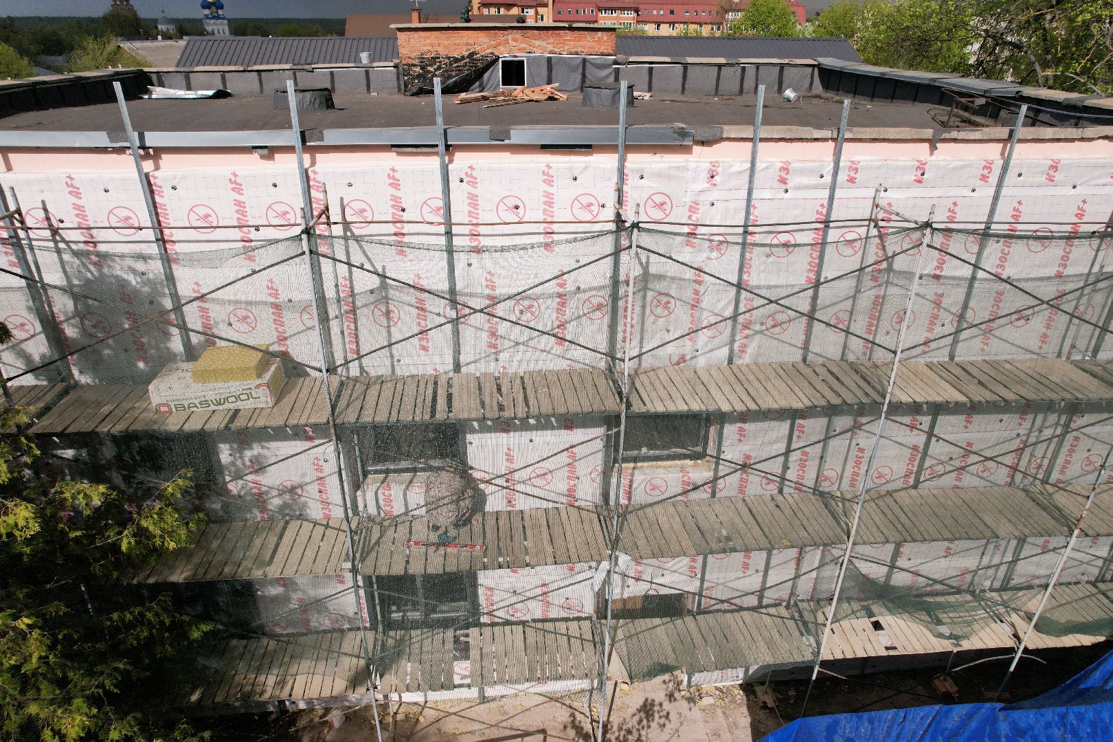 видео с коптера, школа искусств бронницы, ремонт школы искусств,