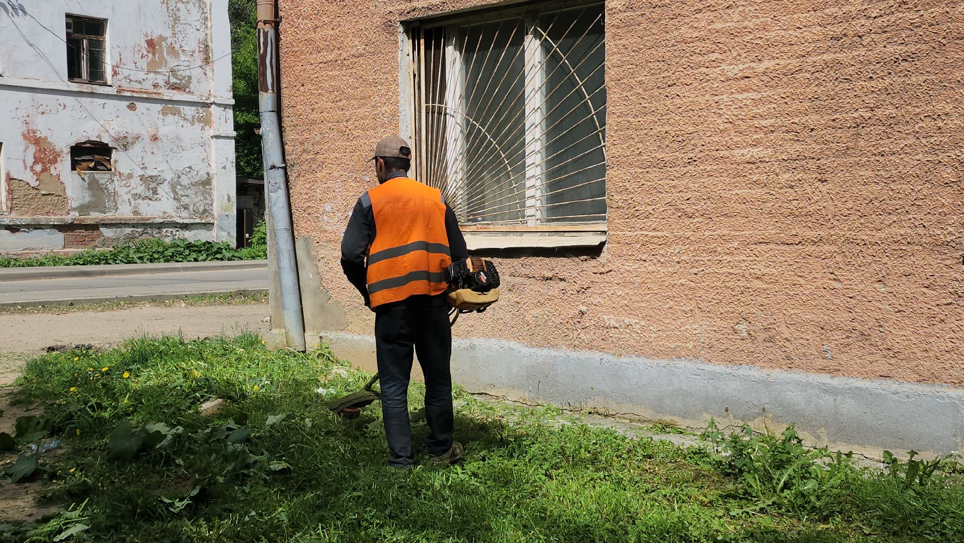 пушкино, покос травы, аварийное жилье, уборка территории, коммунальная служба, опиловка деревьев,