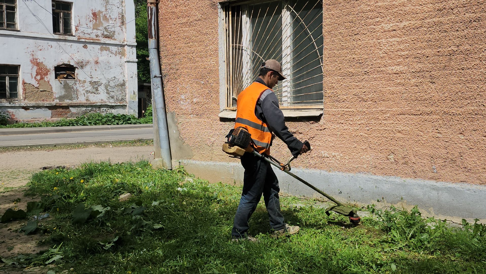 пушкино, покос травы, аварийное жилье, уборка территории, коммунальная служба, опиловка деревьев,