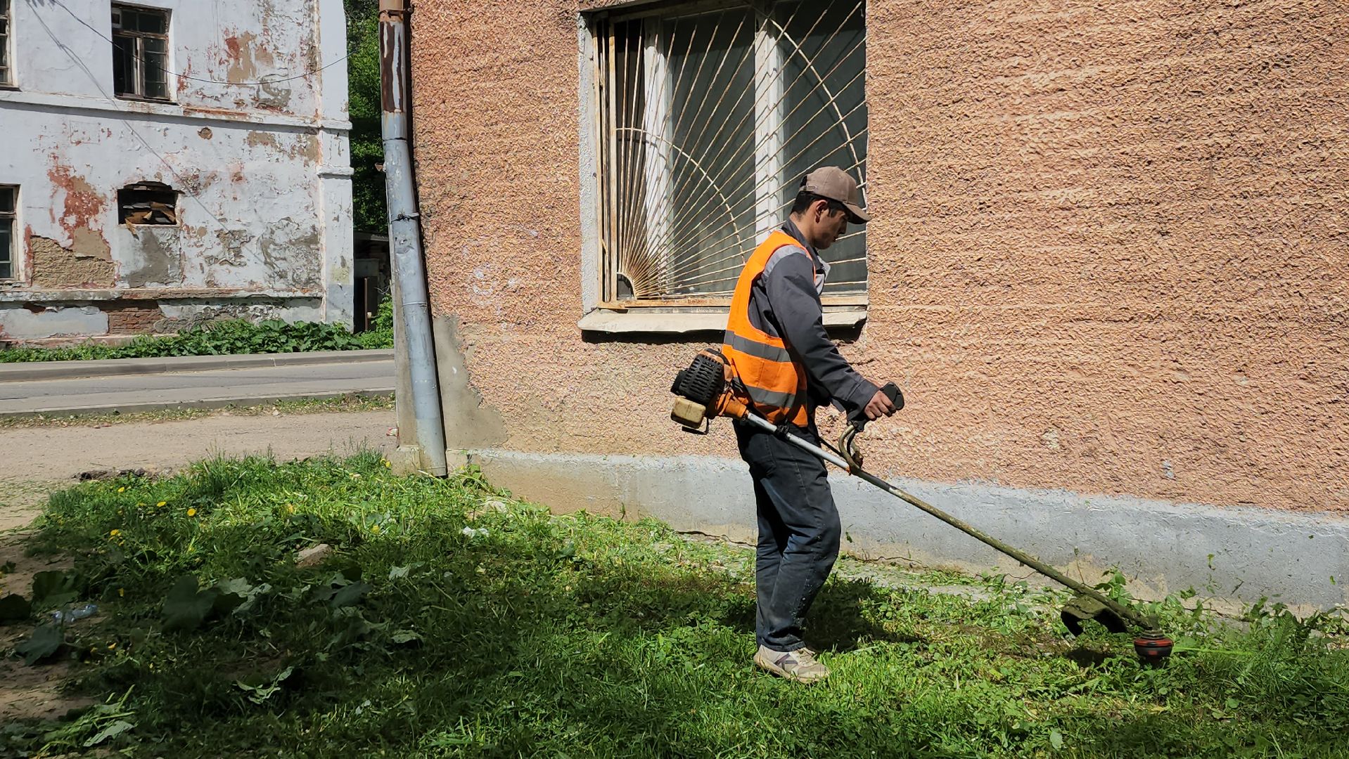 пушкино, покос травы, аварийное жилье, уборка территории, коммунальная служба, опиловка деревьев,