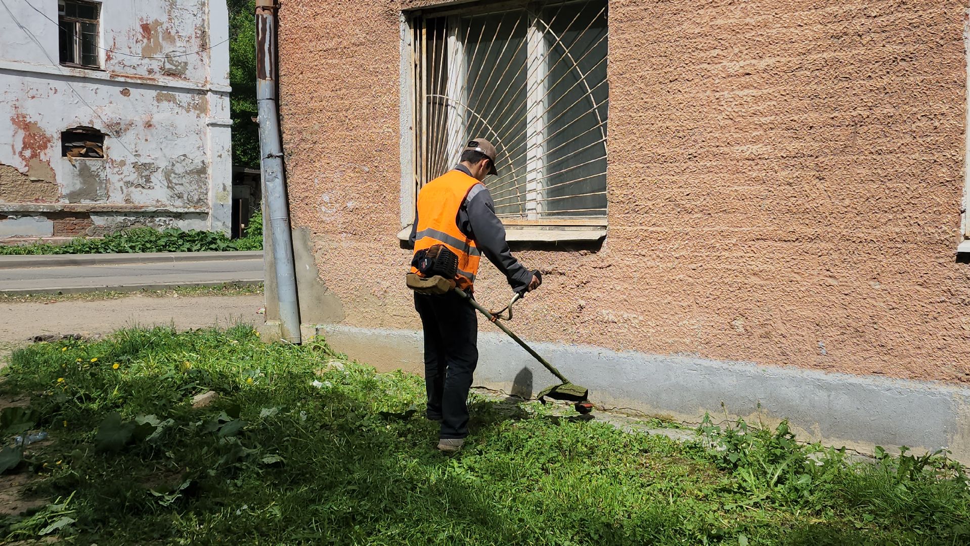 пушкино, покос травы, аварийное жилье, уборка территории, коммунальная служба, опиловка деревьев,