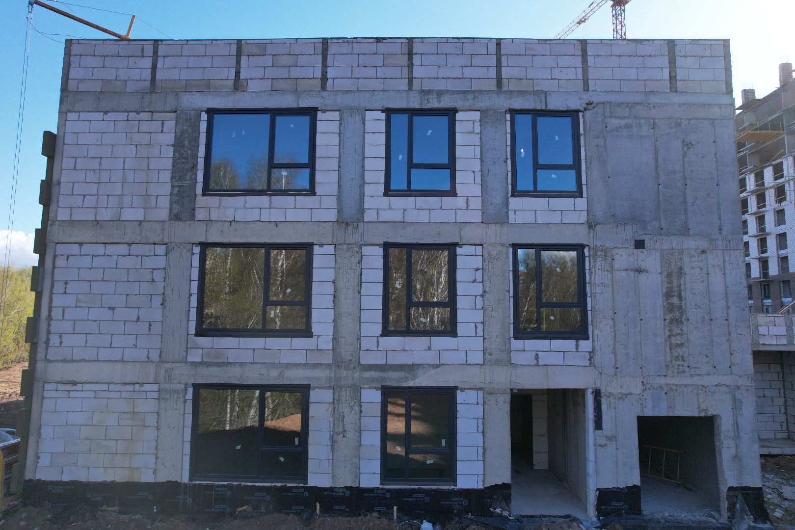 видео с коптера, детский сад в ленинском, жк пригород лесное,