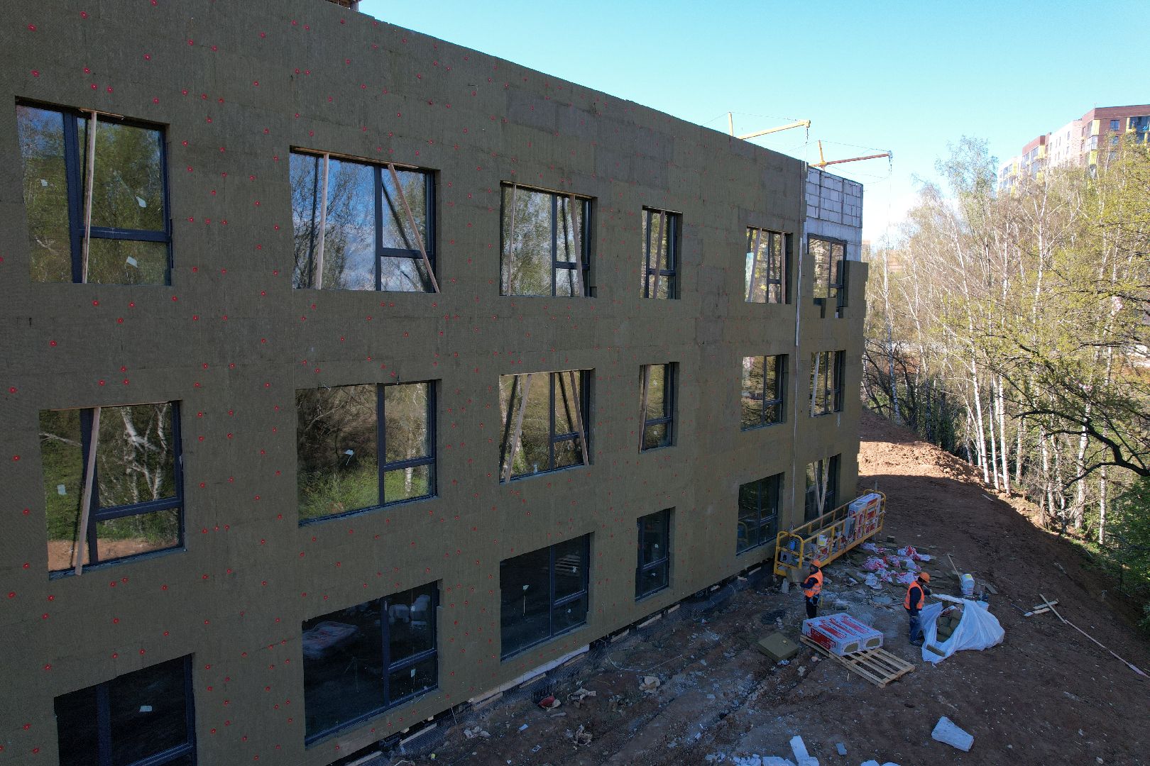 видео с коптера, детский сад в ленинском, жк пригород лесное,