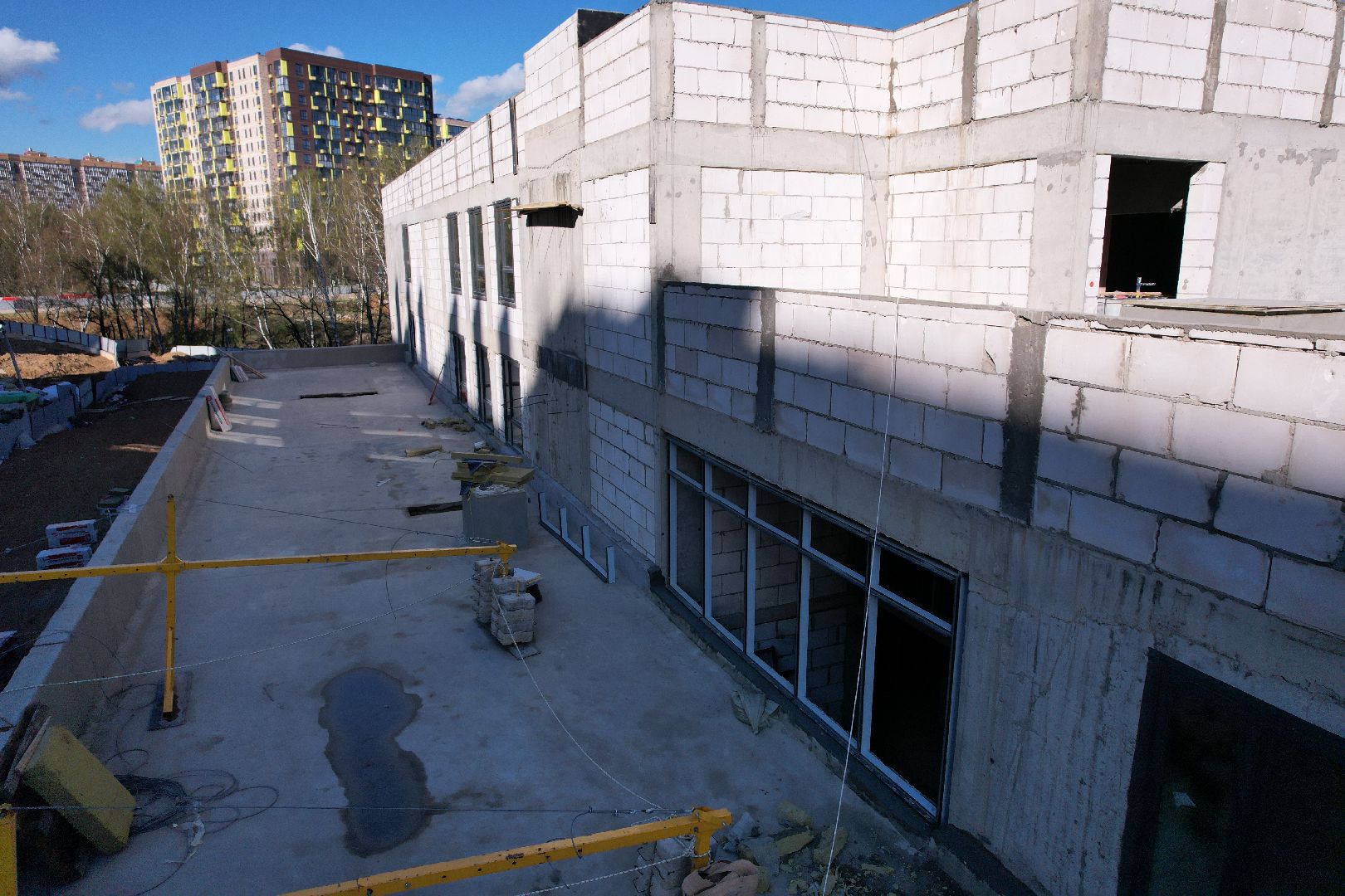 видео с коптера, детский сад в ленинском, жк пригород лесное,