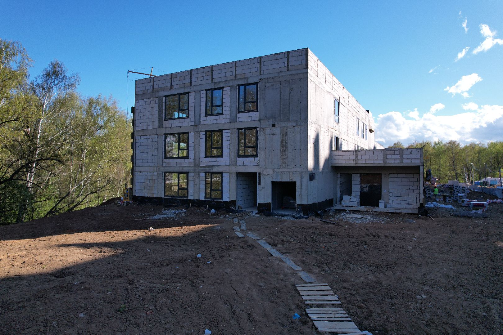 видео с коптера, детский сад в ленинском, жк пригород лесное,