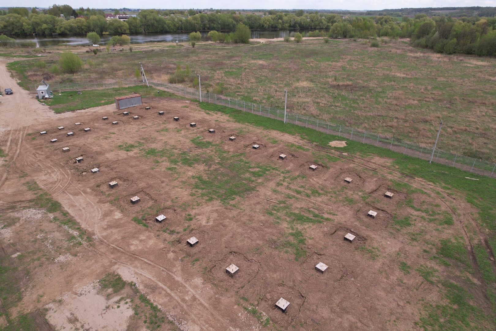 видео с коптера, производство магнитопроводов в Бронницах,