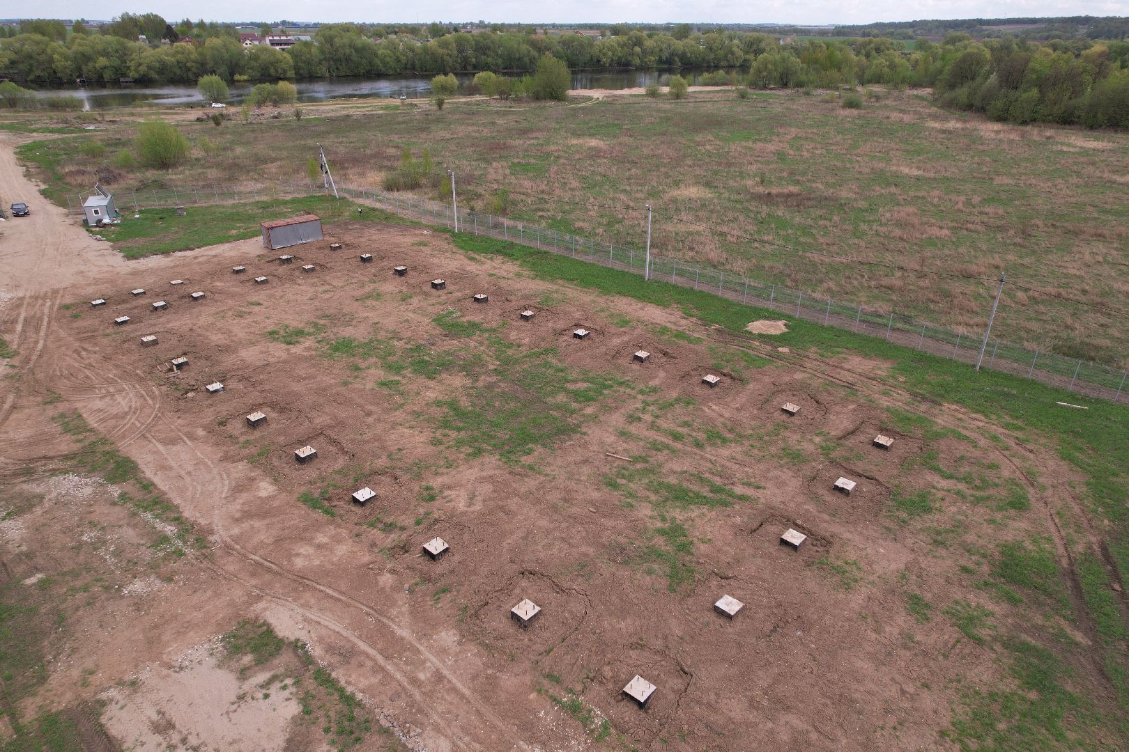 видео с коптера, производство магнитопроводов в Бронницах,