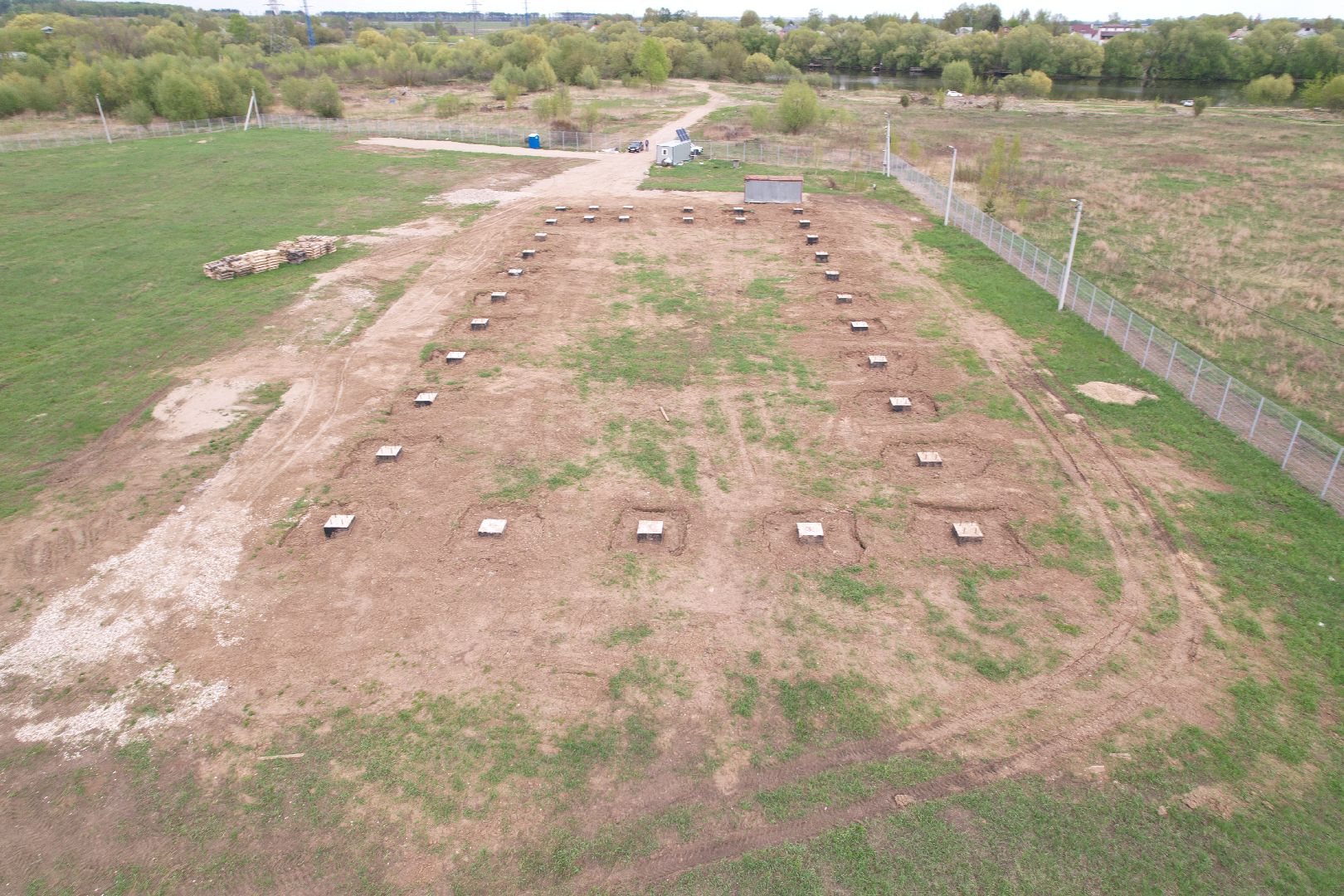 видео с коптера, производство магнитопроводов в Бронницах,