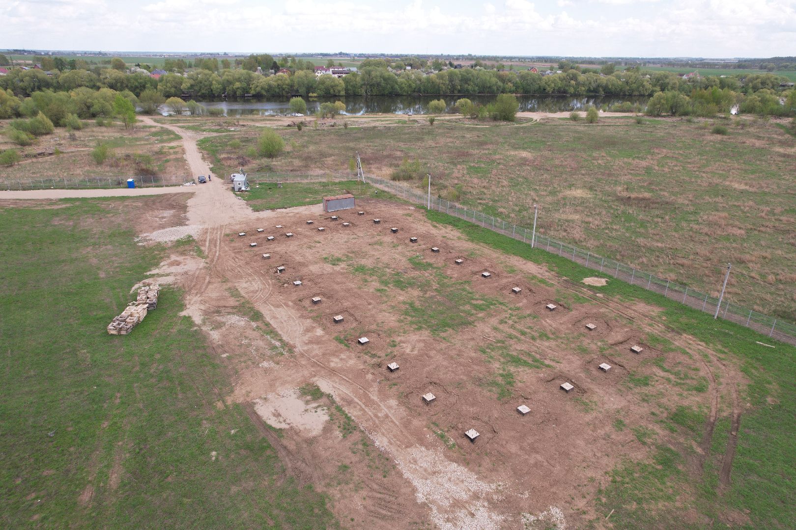 видео с коптера, производство магнитопроводов в Бронницах,