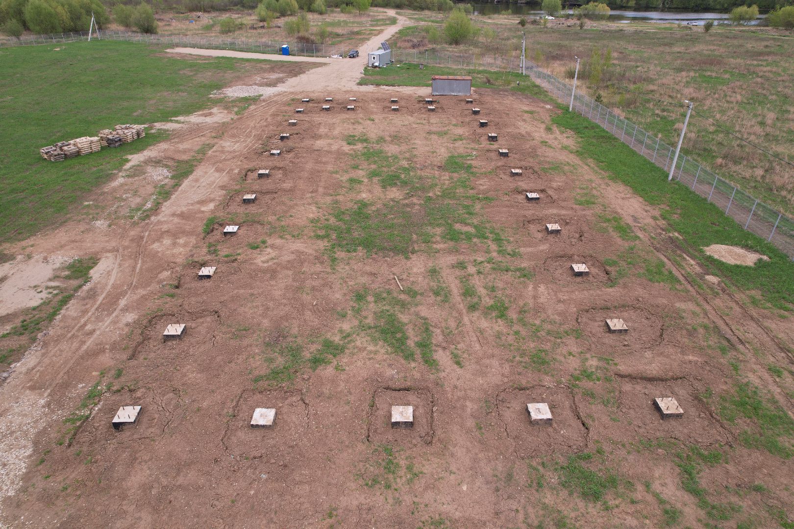 видео с коптера, производство магнитопроводов в Бронницах,