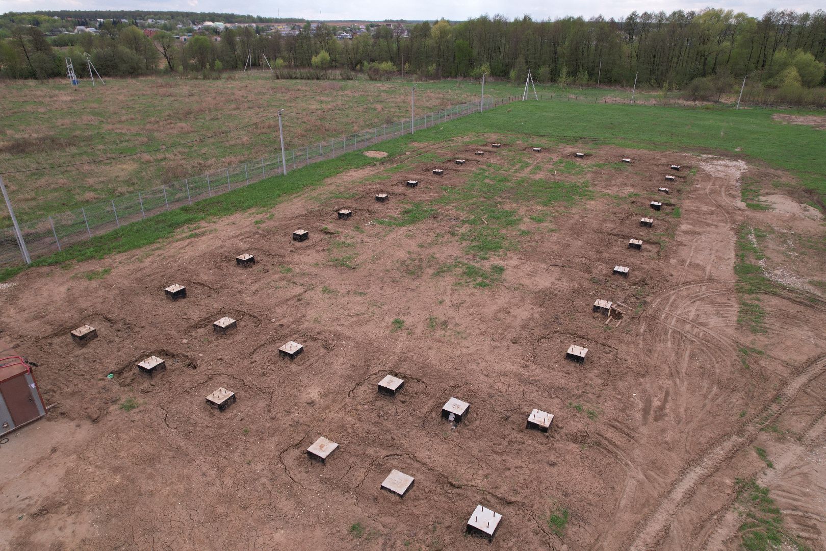 видео с коптера, производство магнитопроводов в Бронницах,