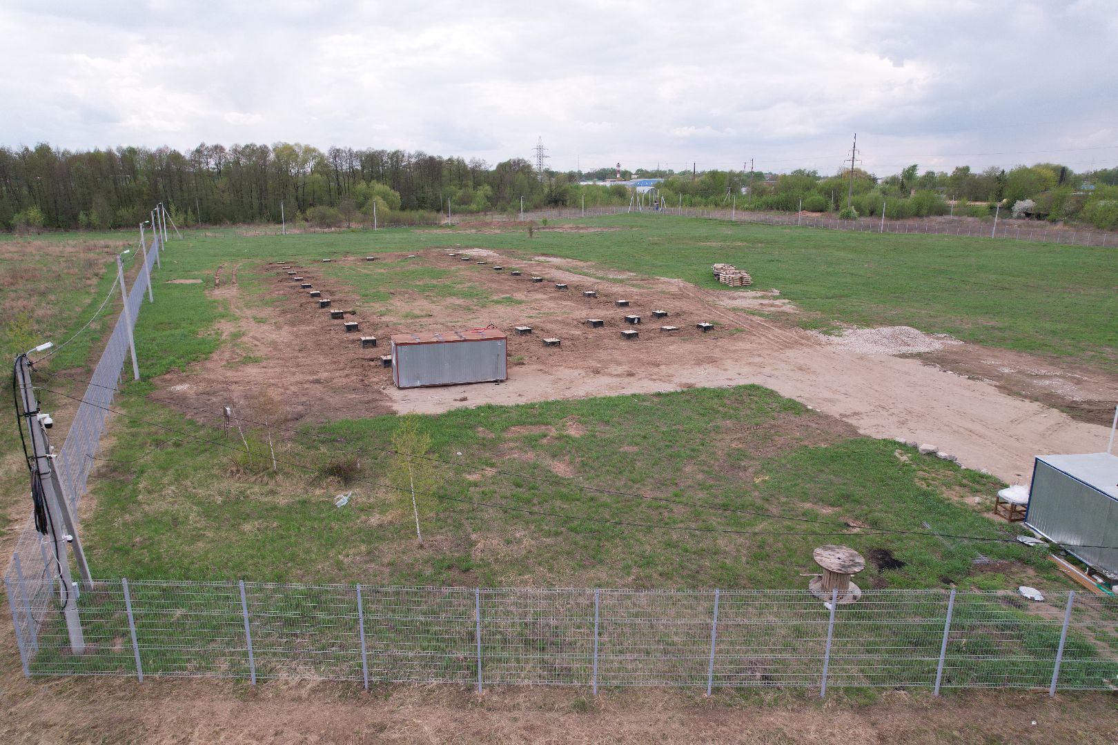 видео с коптера, производство магнитопроводов в Бронницах,