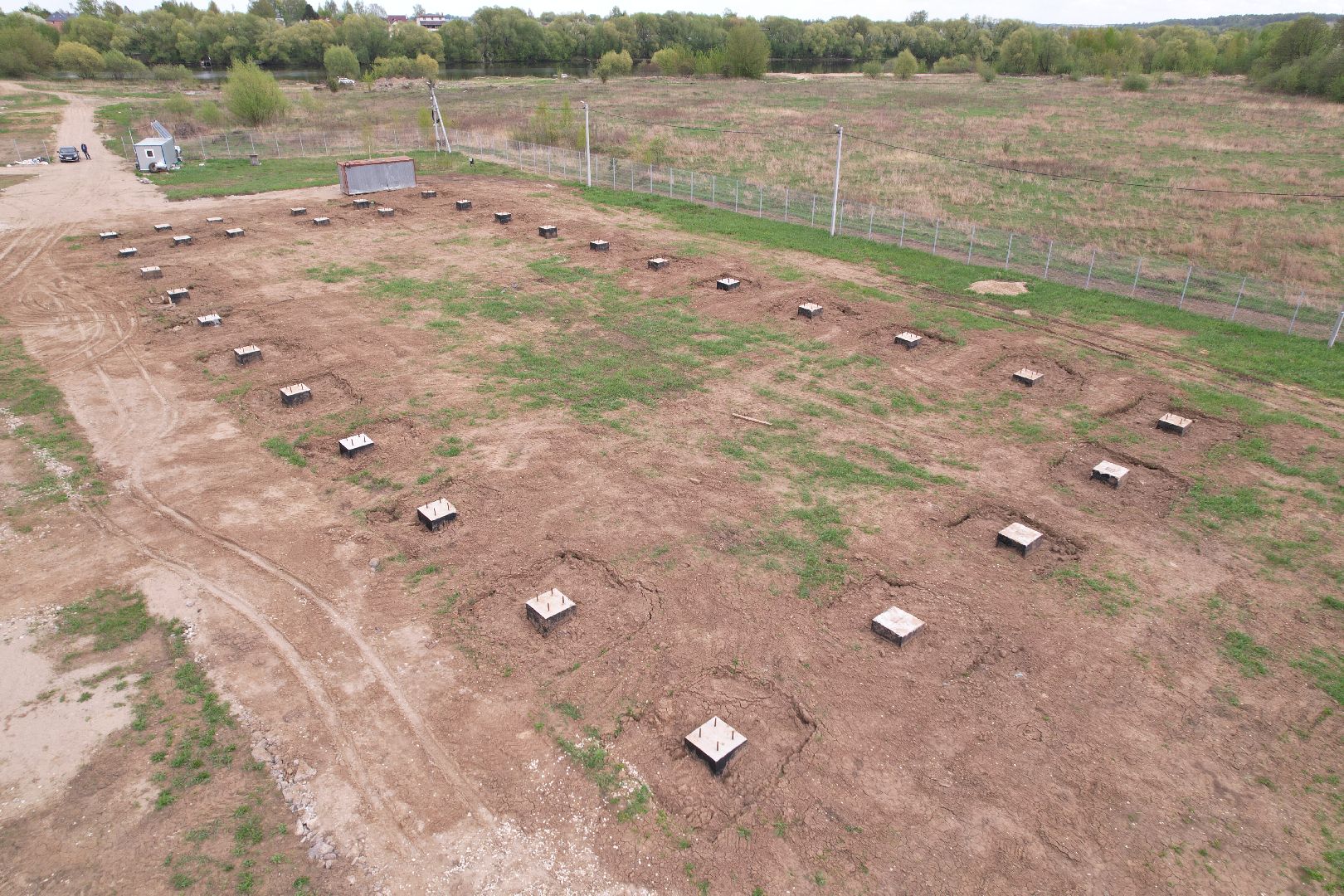 видео с коптера, производство магнитопроводов в Бронницах,