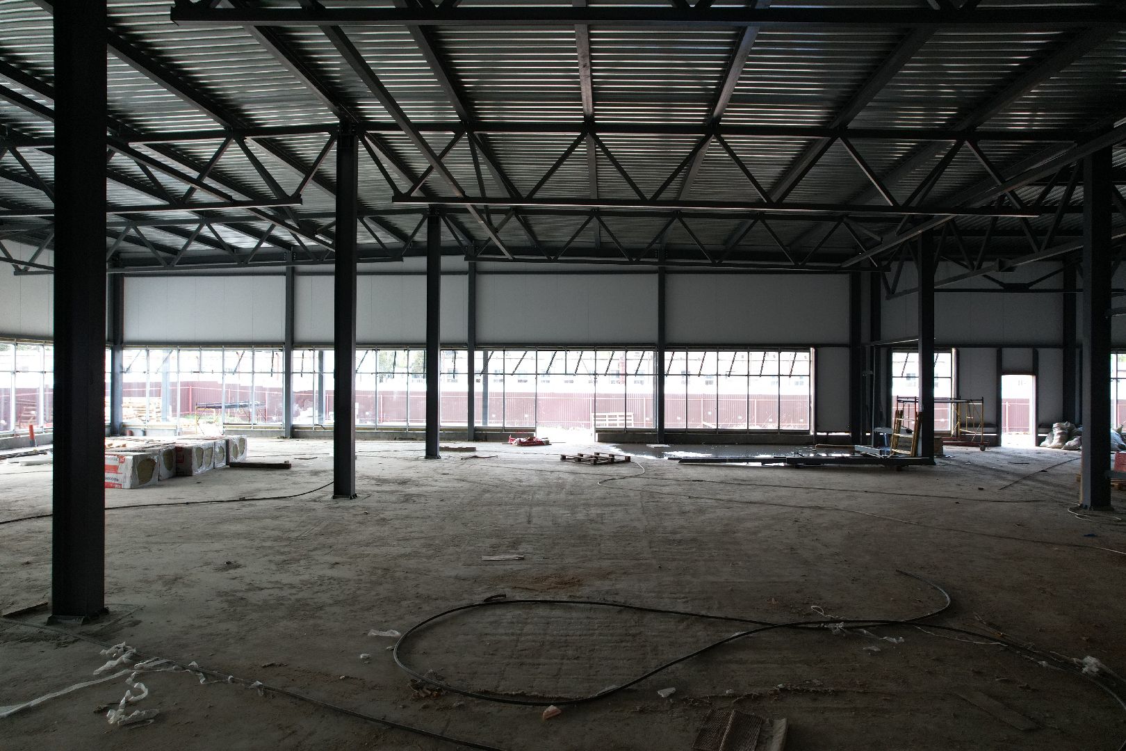 видео с коптера, строительство в бронницах,