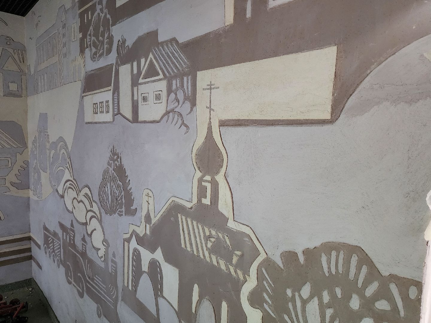 Подольск, алексей шилов, Художник, Монтументализм, Сграффито, гимназия подольских курсантов,