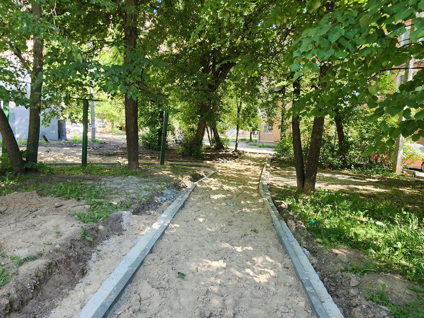 серпухов, подмосковье, комплексный ремонт двора,