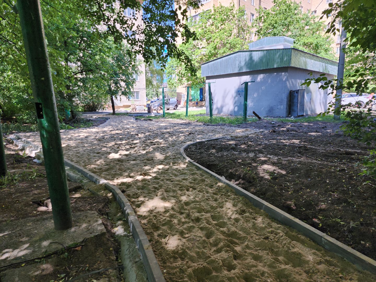 серпухов, подмосковье, комплексный ремонт двора,