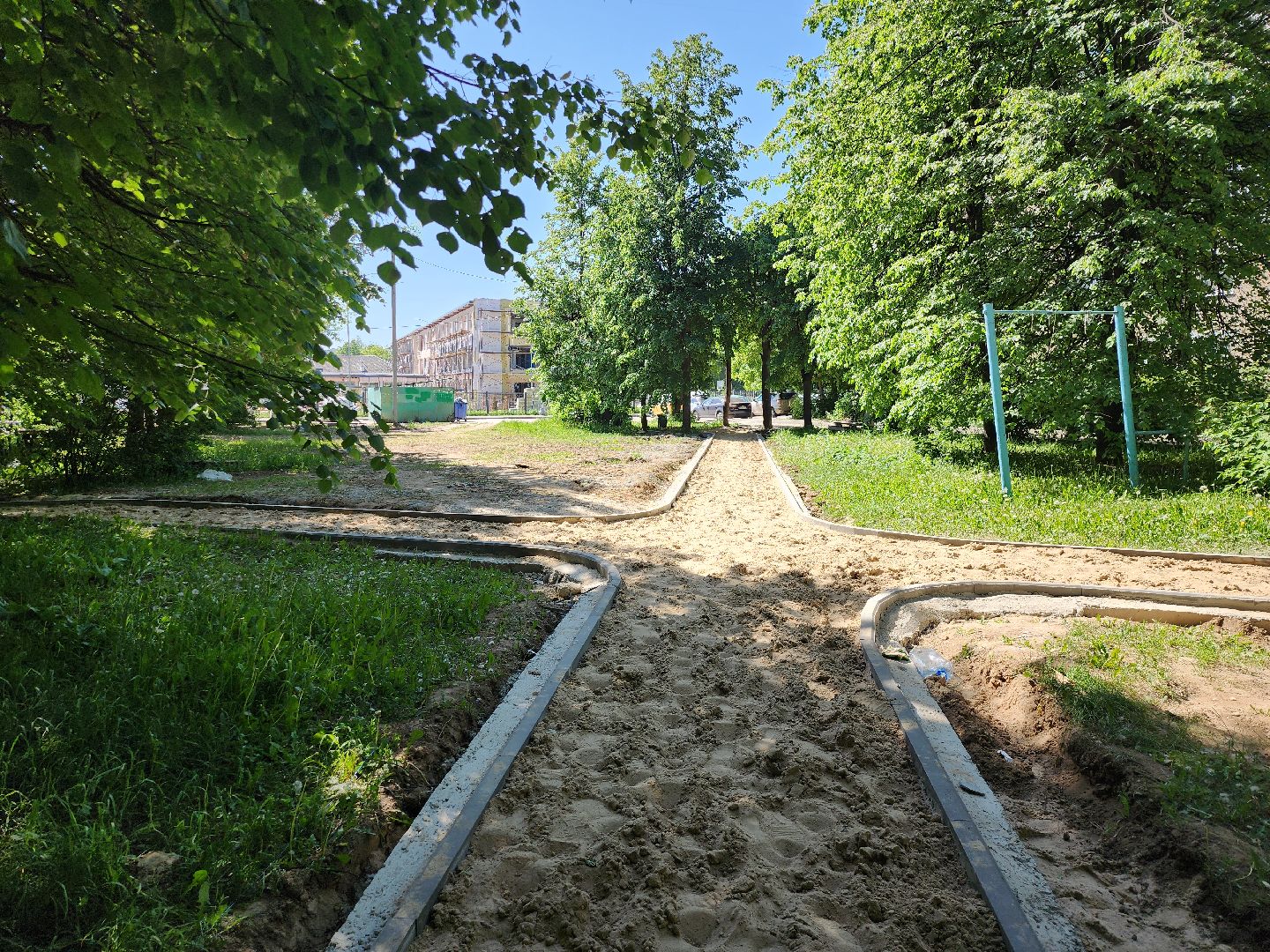 серпухов, подмосковье, комплексный ремонт двора,