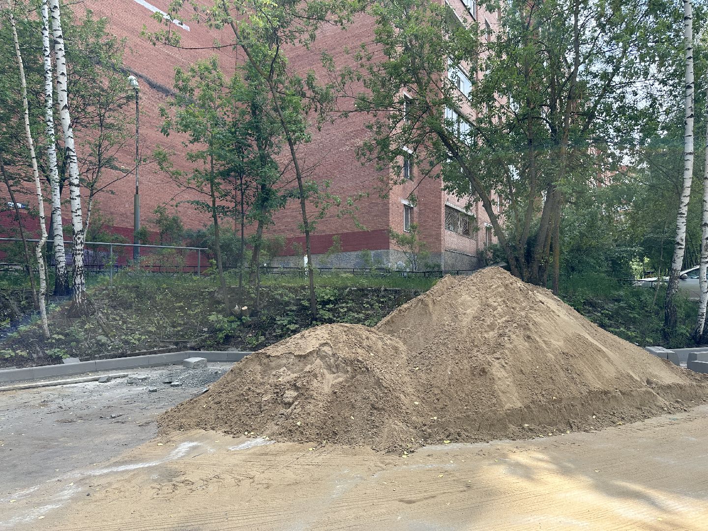 благоустройсво, пушкино, новые тротуары,