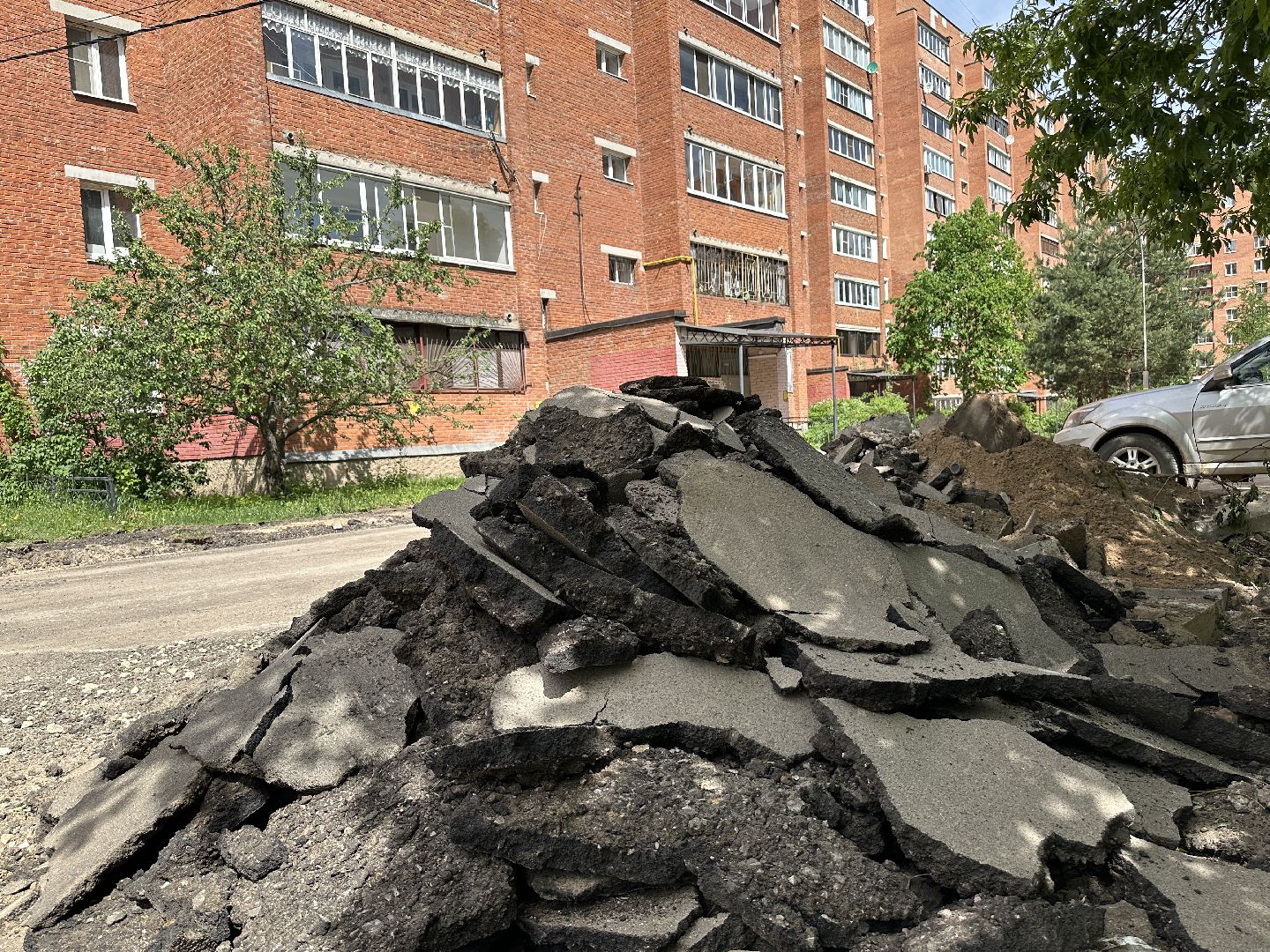 благоустройсво, пушкино, новые тротуары,