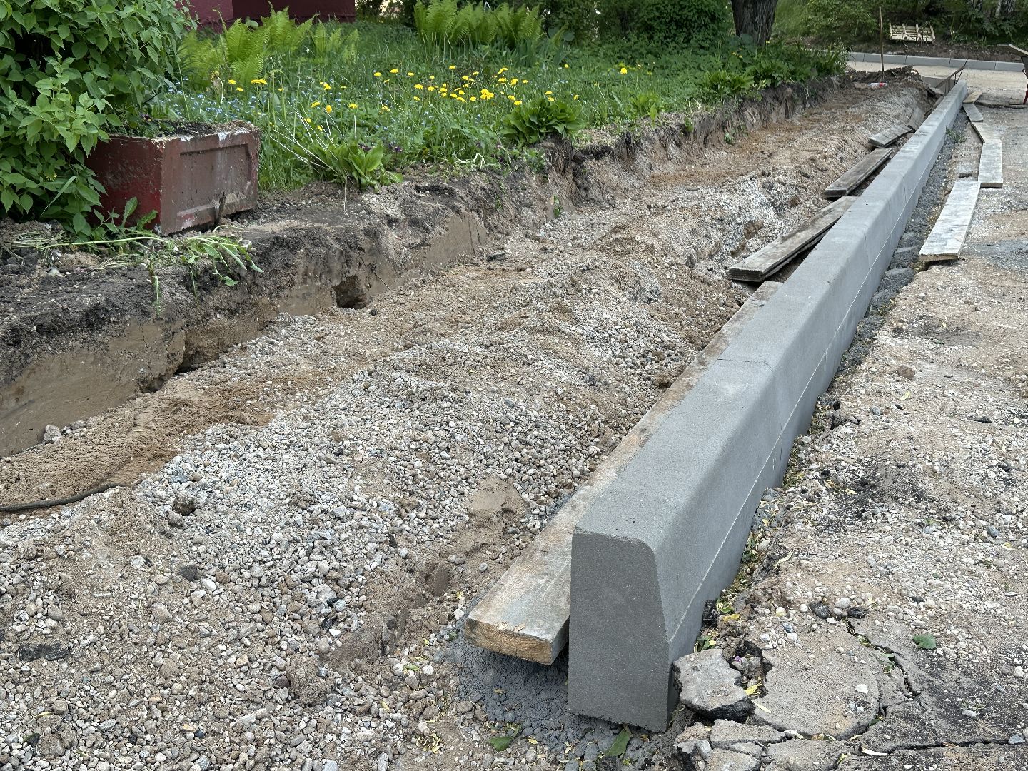 благоустройсво, пушкино, новые тротуары,