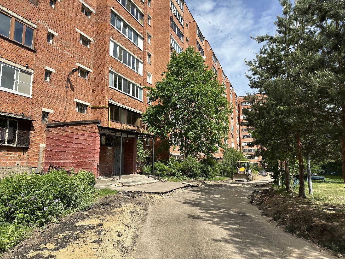 благоустройсво, пушкино, новые тротуары,