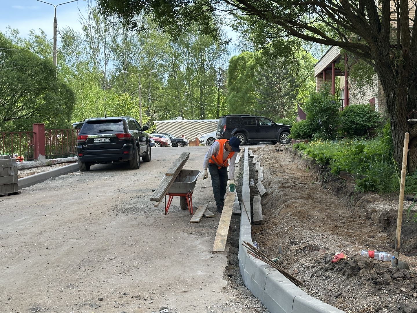 благоустройсво, пушкино, новые тротуары,