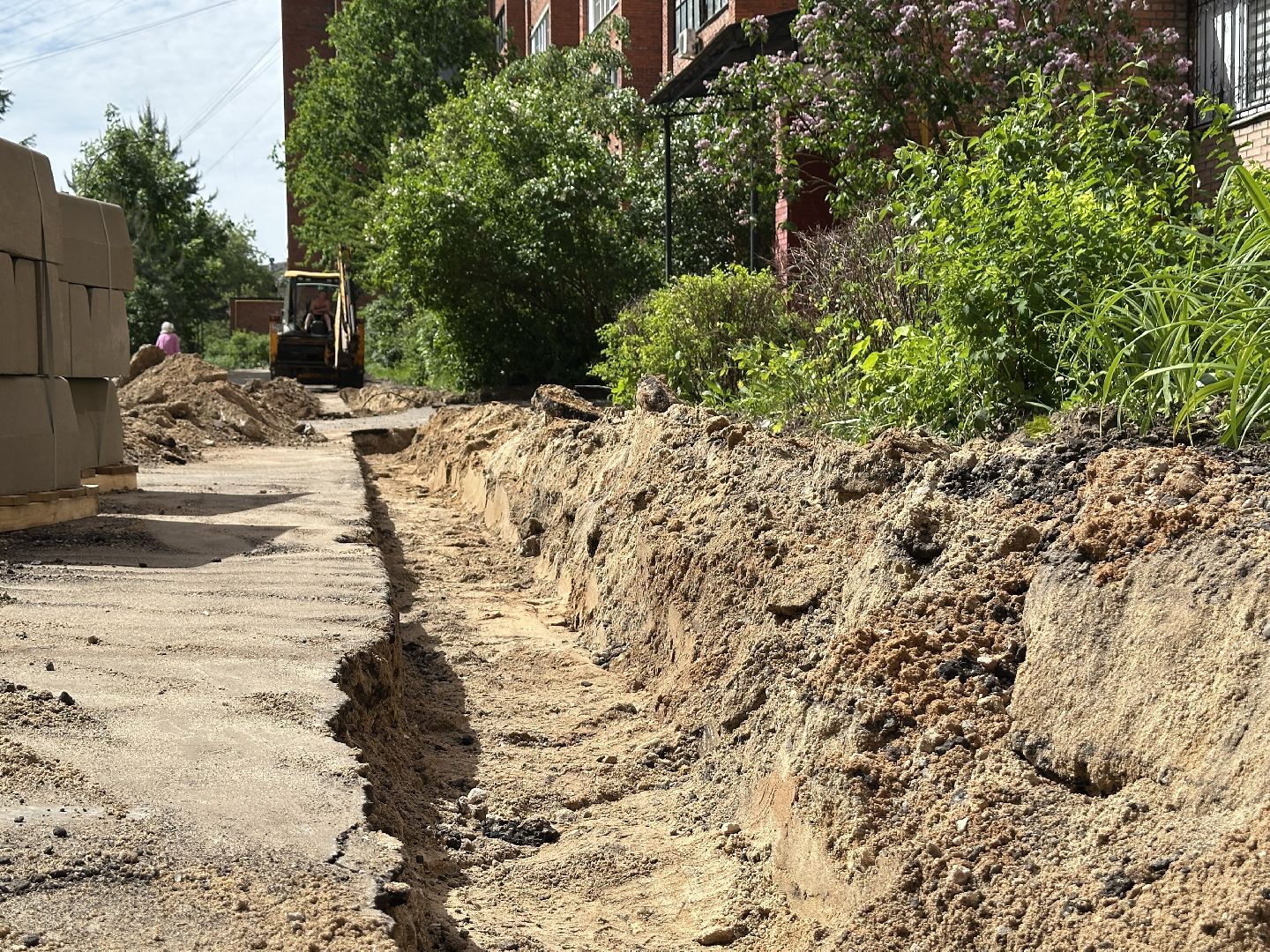 благоустройсво, пушкино, новые тротуары,