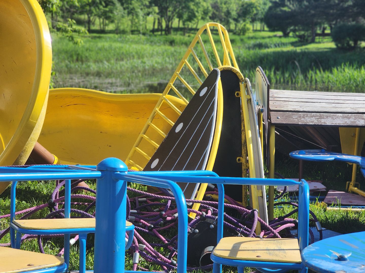 дубна, парк семейного отдыха, детская игровая площадка, губернаторская программа,