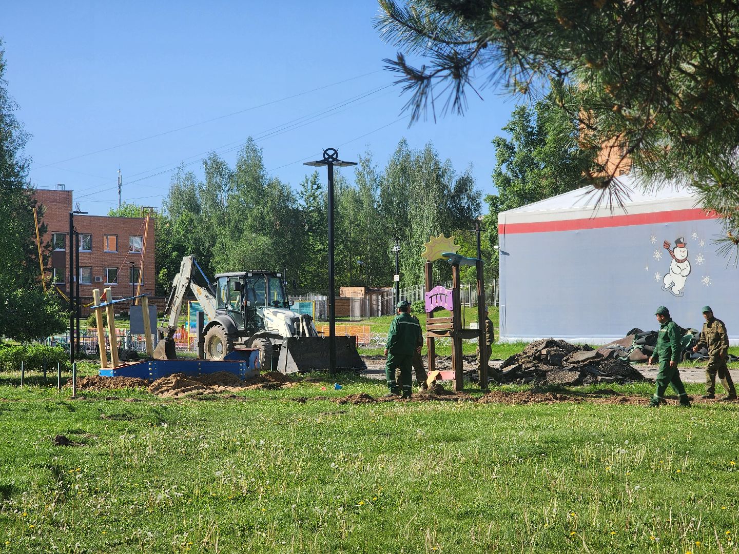 дубна, парк семейного отдыха, детская игровая площадка, губернаторская программа,