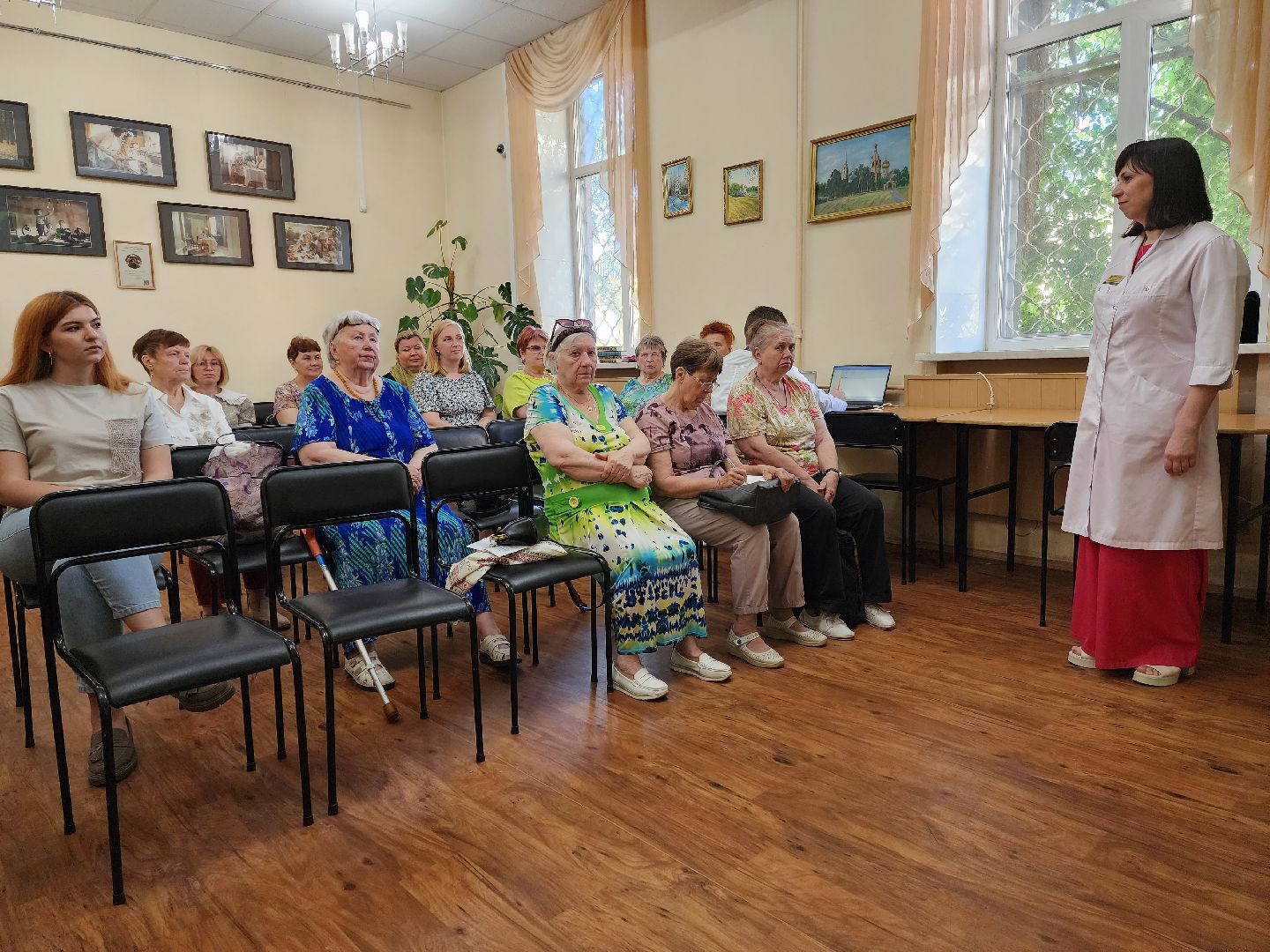 раменское, медицина, школа здоровья раменской больницы, занятие в раменской центральной библиотеке, атеросклероз,