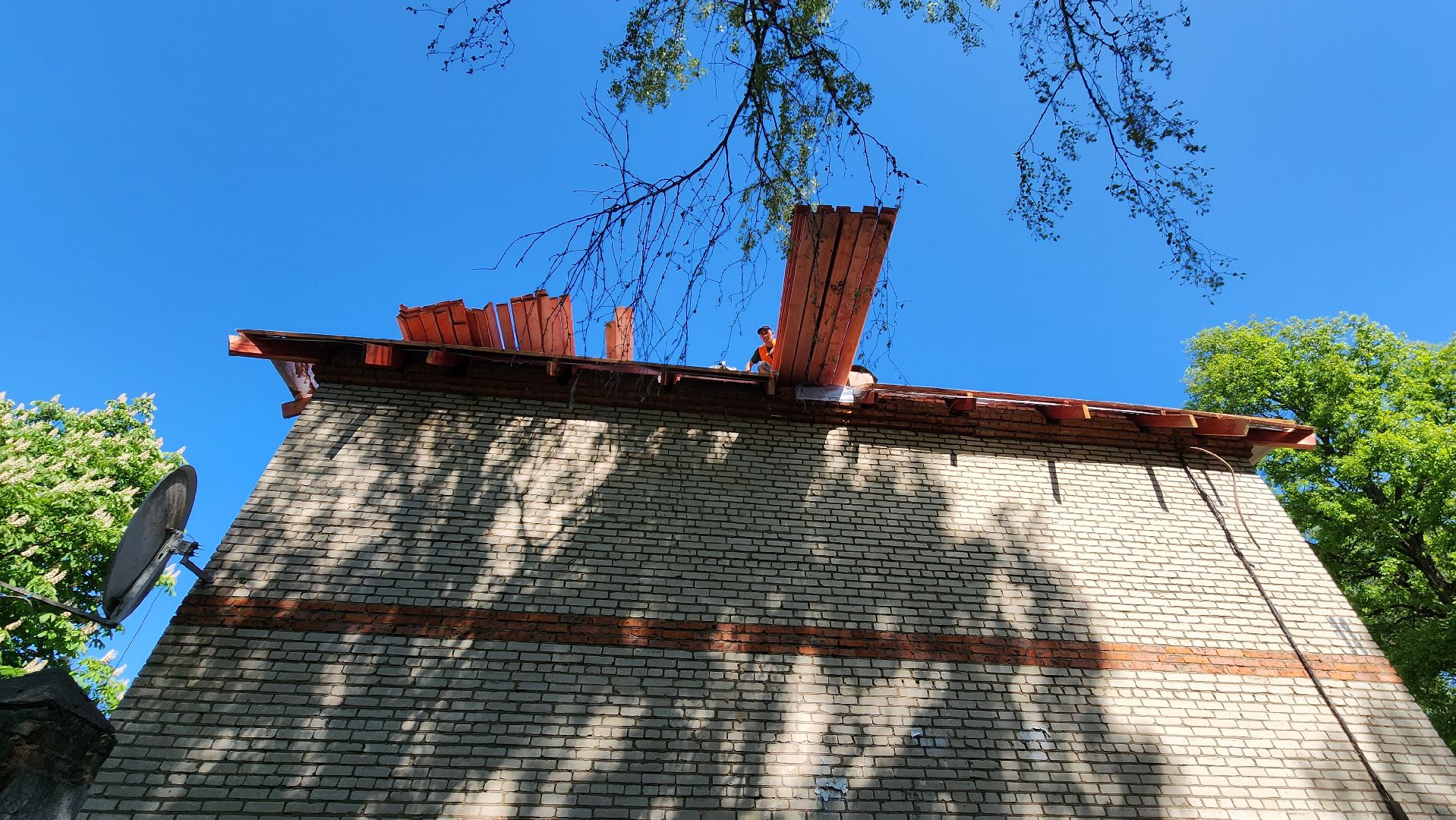 Руза, старая руза, ремонт кровли мкд, Жкх,