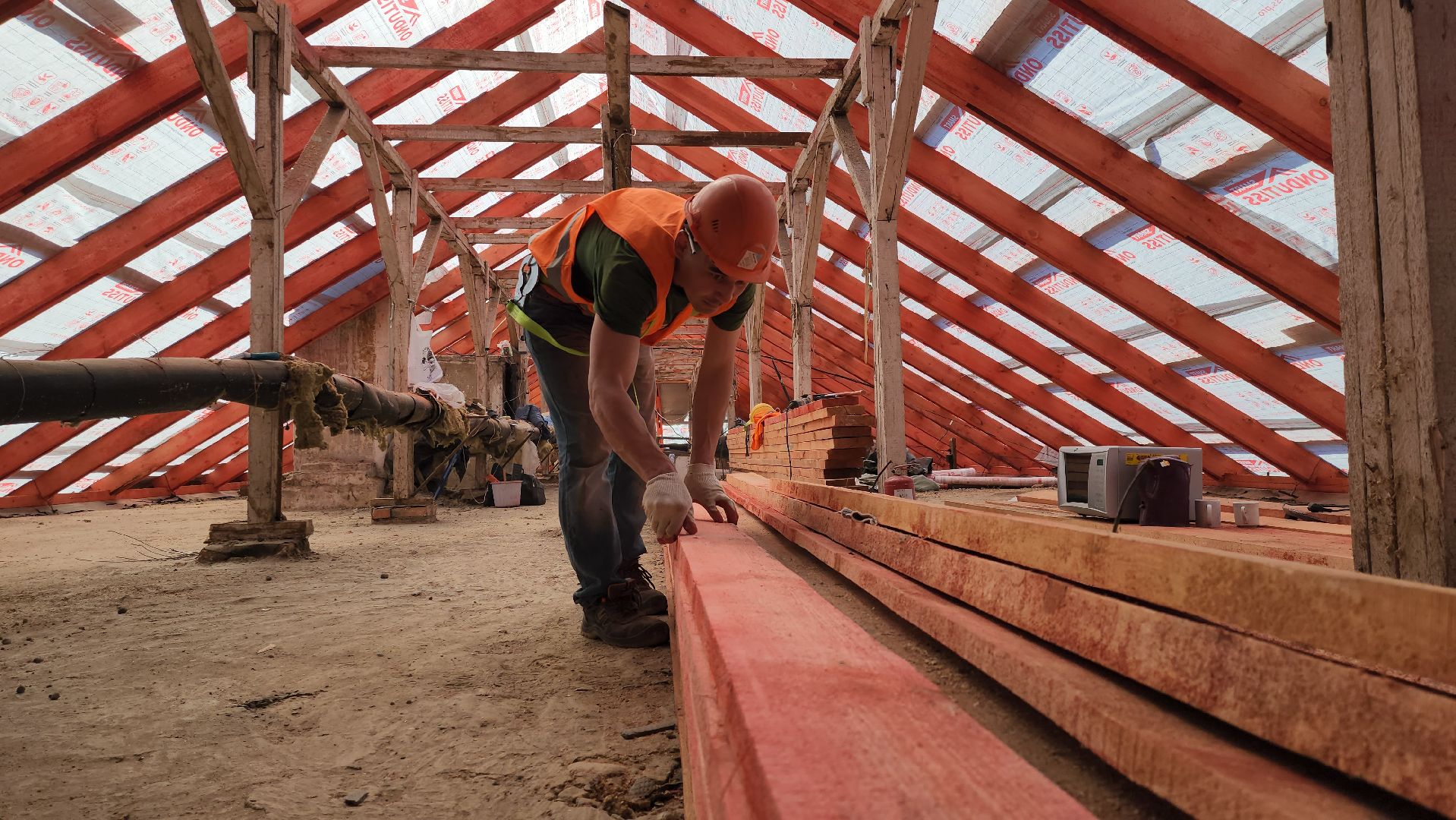 Руза, старая руза, ремонт кровли мкд, Жкх,