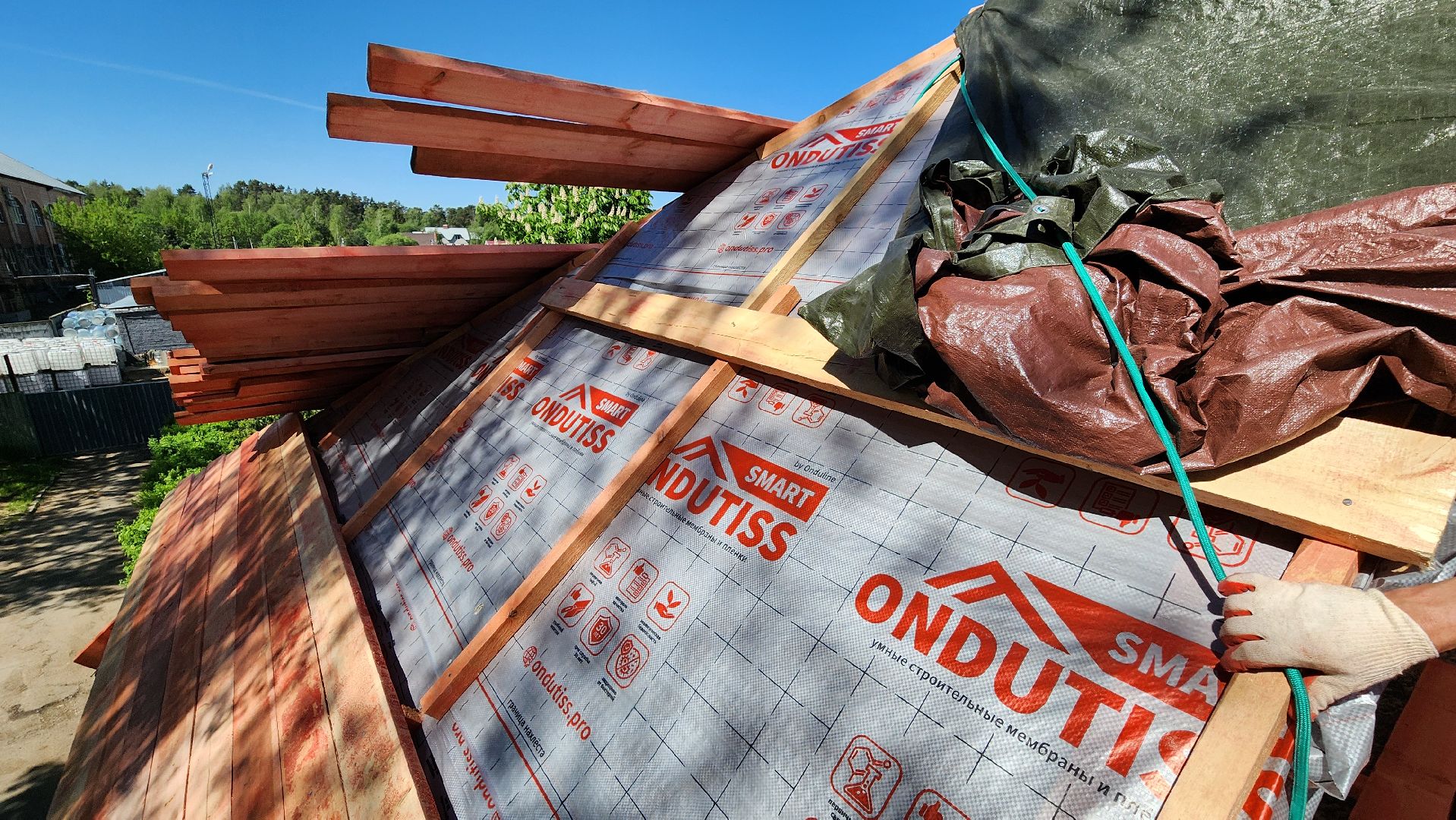 Руза, старая руза, ремонт кровли мкд, Жкх,