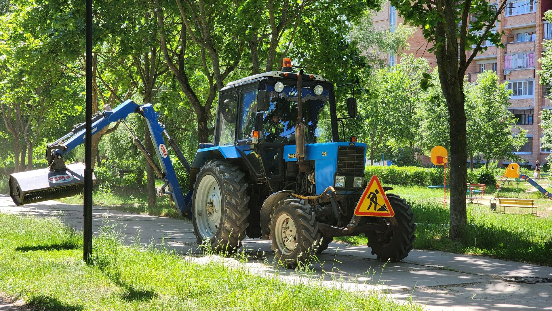 сезонные работы комбината, протвино, благоустройство,