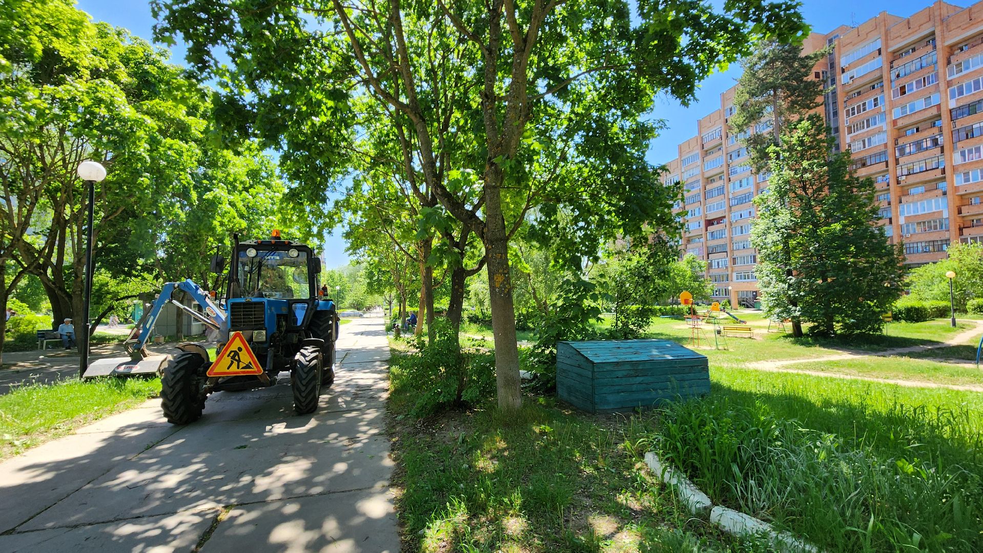 сезонные работы комбината, протвино, благоустройство,