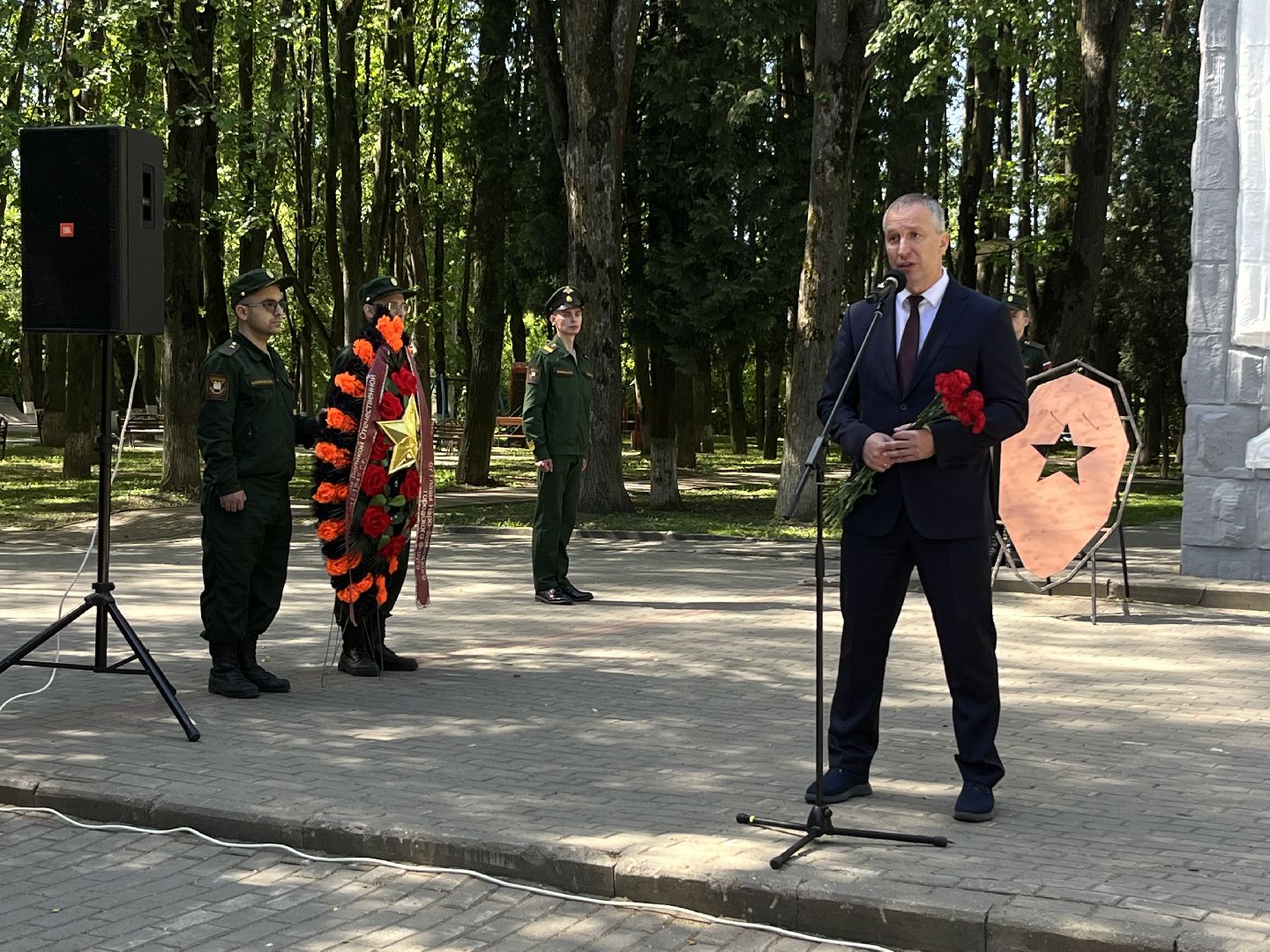 наро-фоминский городской округ, аллея героев, роман шамнэ, никифор марков, герой советского союза, год защитника отечества,