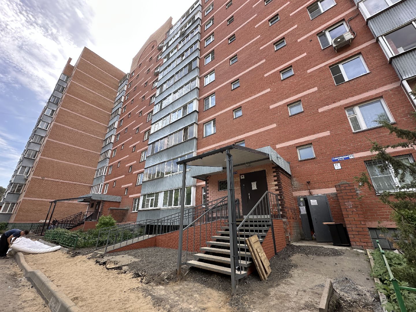 пушкино, благоустройство, парковочные места, пешеходная дорожка,