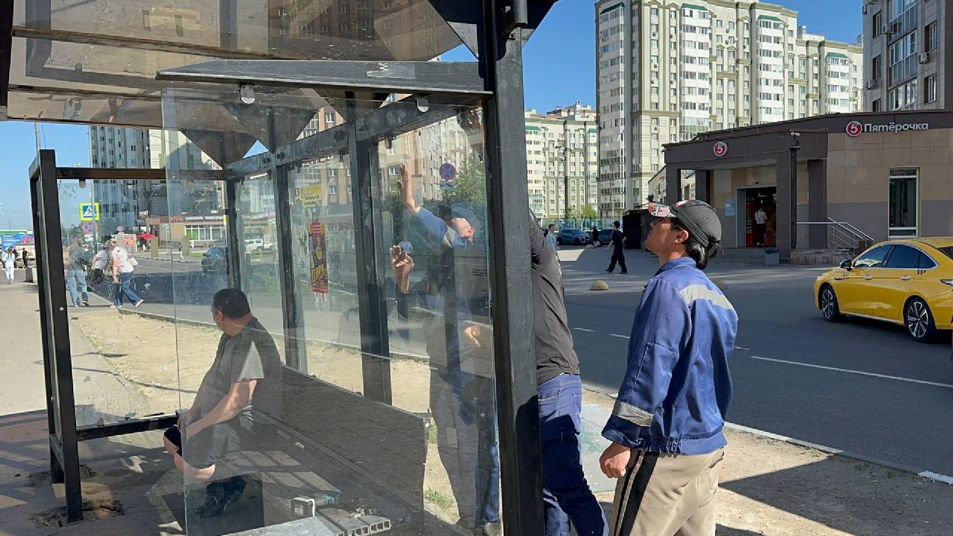 домодедово, микрорайон южный, остановка, общественный транспорт,